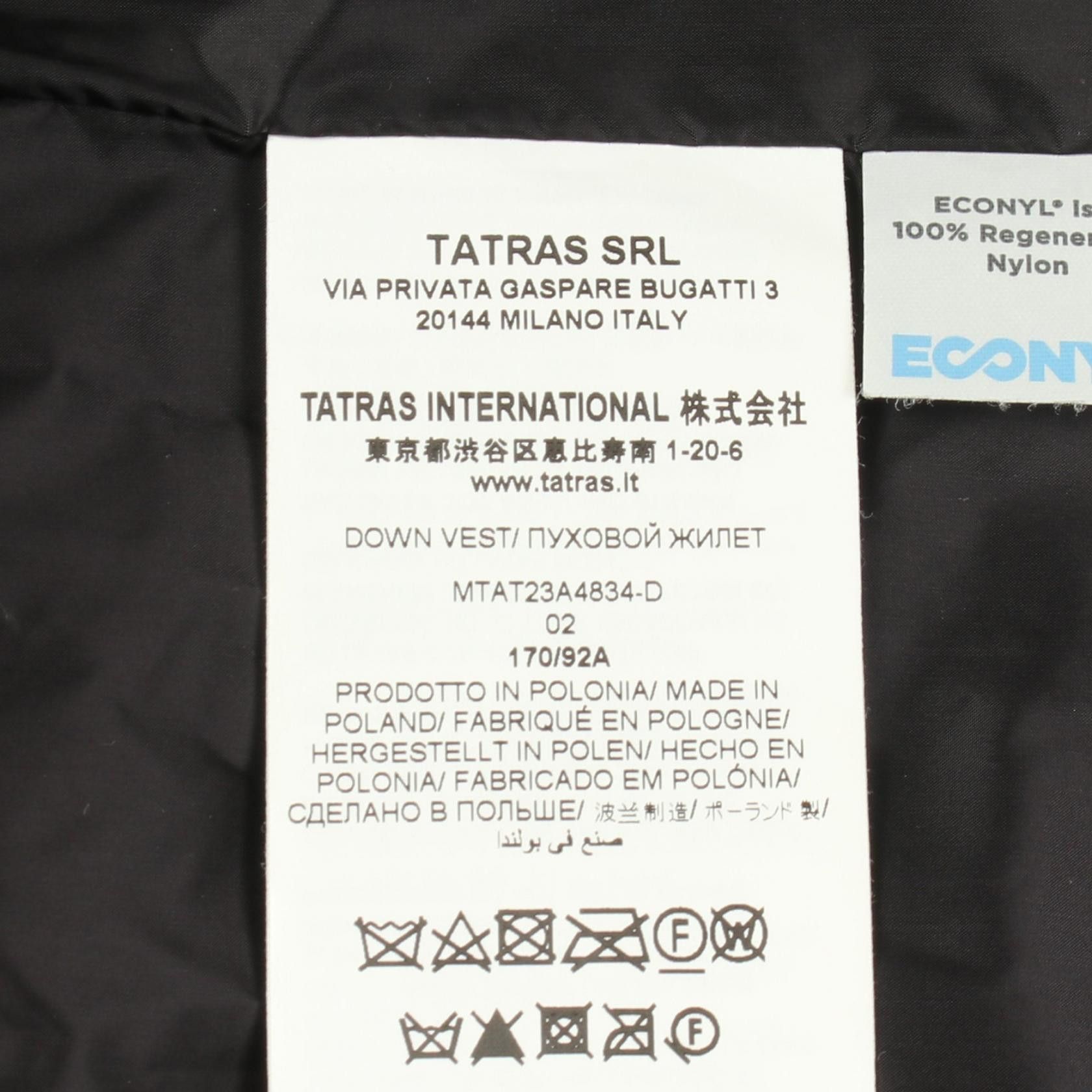 Other Other TATRAS Nylon Down Vest Textile Outerwear MTAT23A4834 DUTY FREE for USA Size ONE SIZE - 4 Thumbnail
