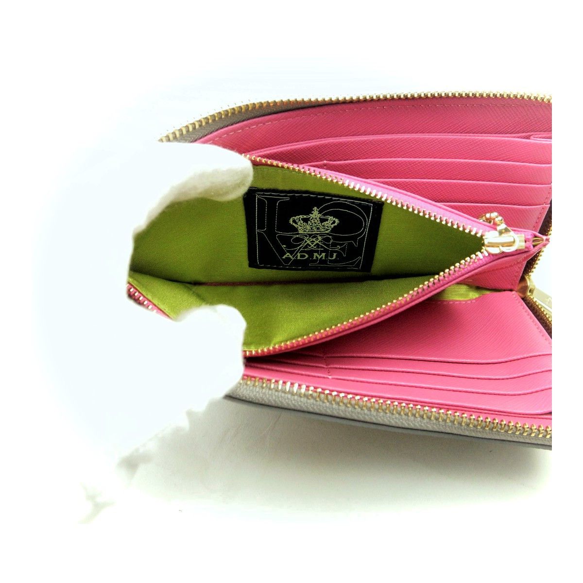 Other Other ADMJ Leather Long Wallet Leather Long Wallet 19SC030602 DUTY FREE for USA Size ONE SIZE - 6 Thumbnail