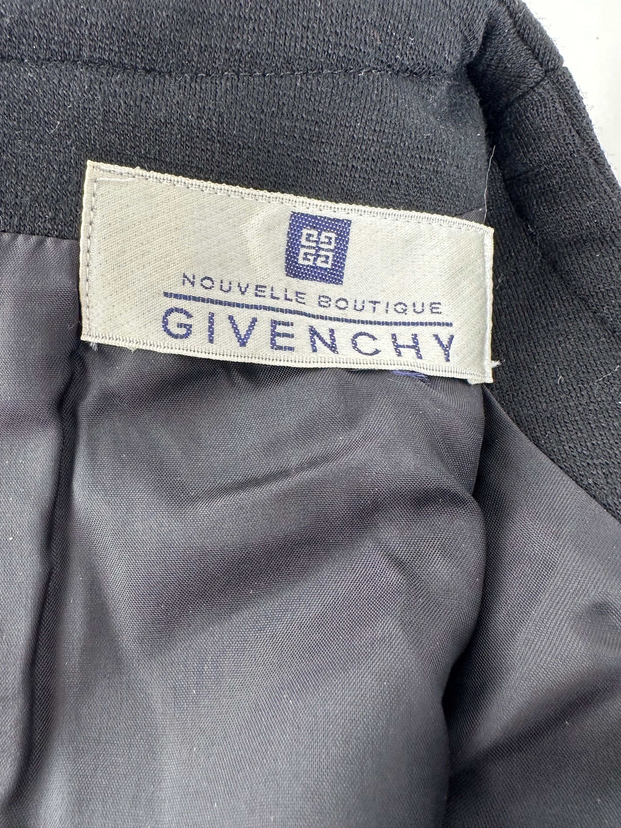Givenchy Vintage Wool Dress Black Size XS / US 0-2 / IT 36-38 - 3 Thumbnail