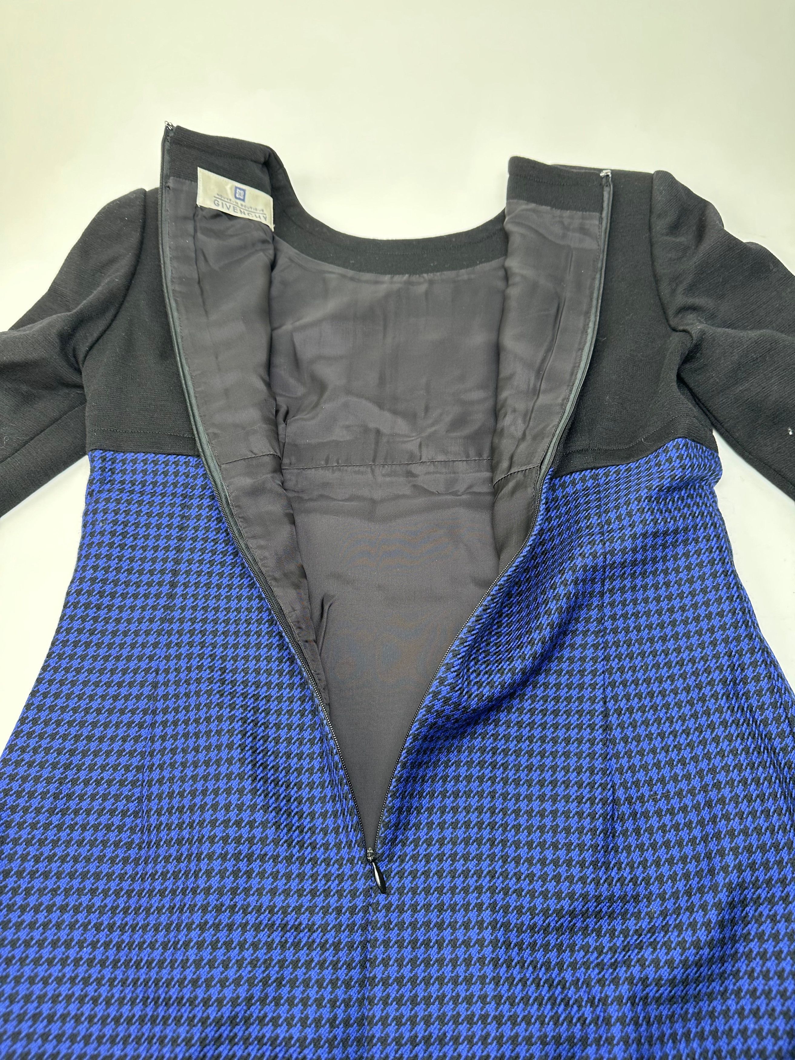 Givenchy Vintage Wool Dress Black Size XS / US 0-2 / IT 36-38 - 5 Thumbnail