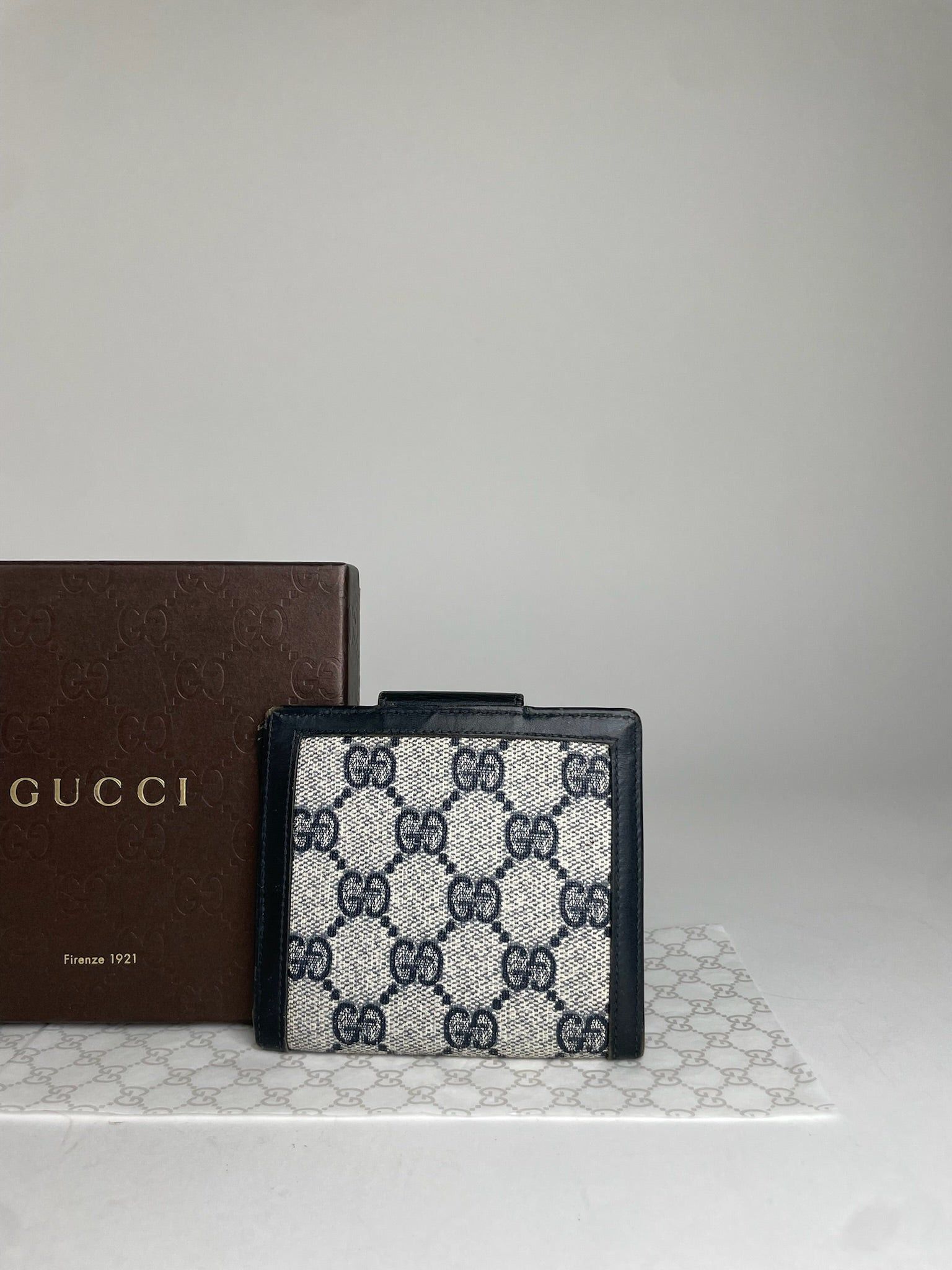 Gucci GG Canvas Cardholder Blue/Beige Size ONE SIZE - 11 Thumbnail