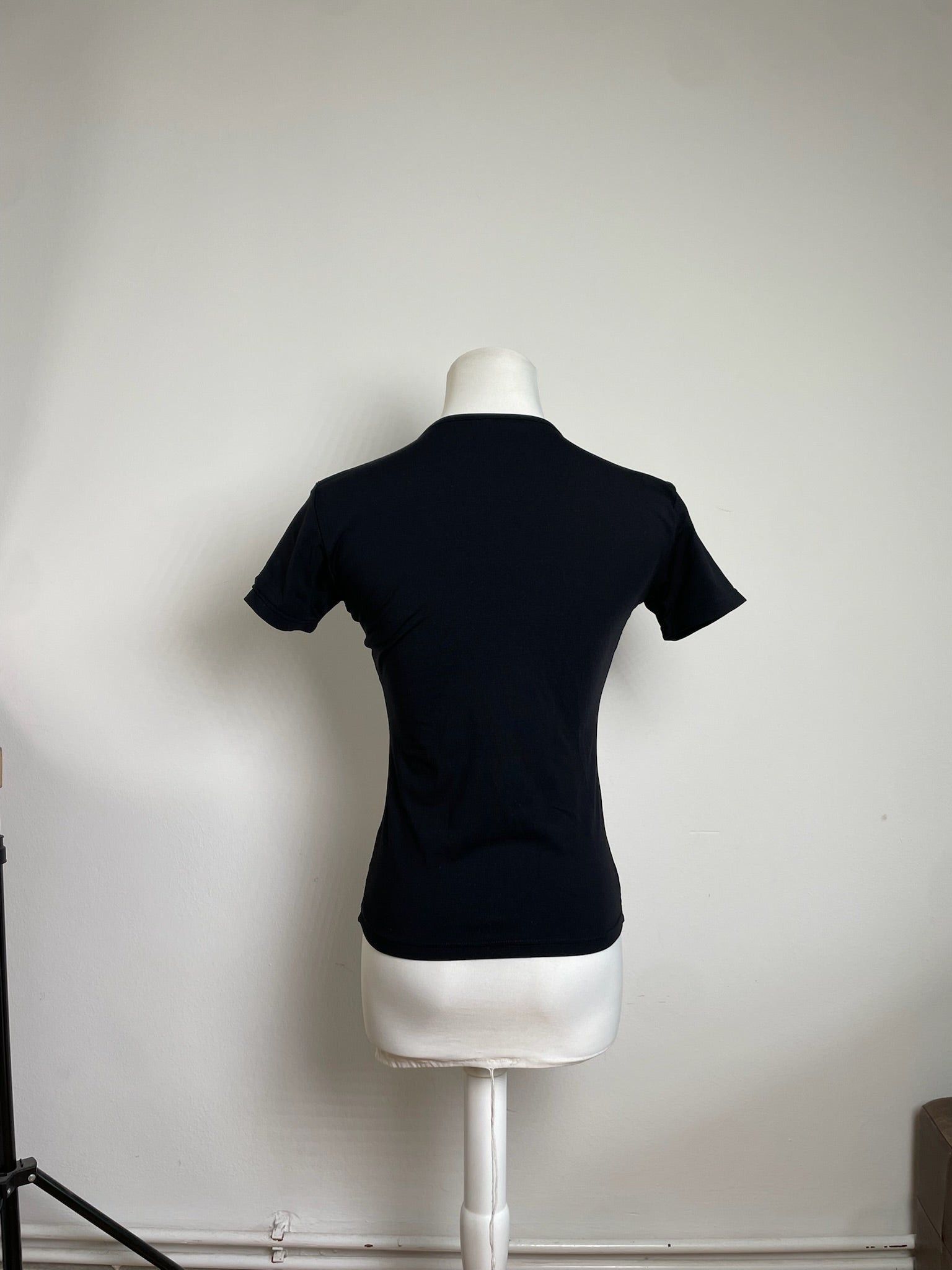 Fendi Vintage Cotton T Shirt Black Size XS / US 0-2 / IT 36-38 - 10 Thumbnail