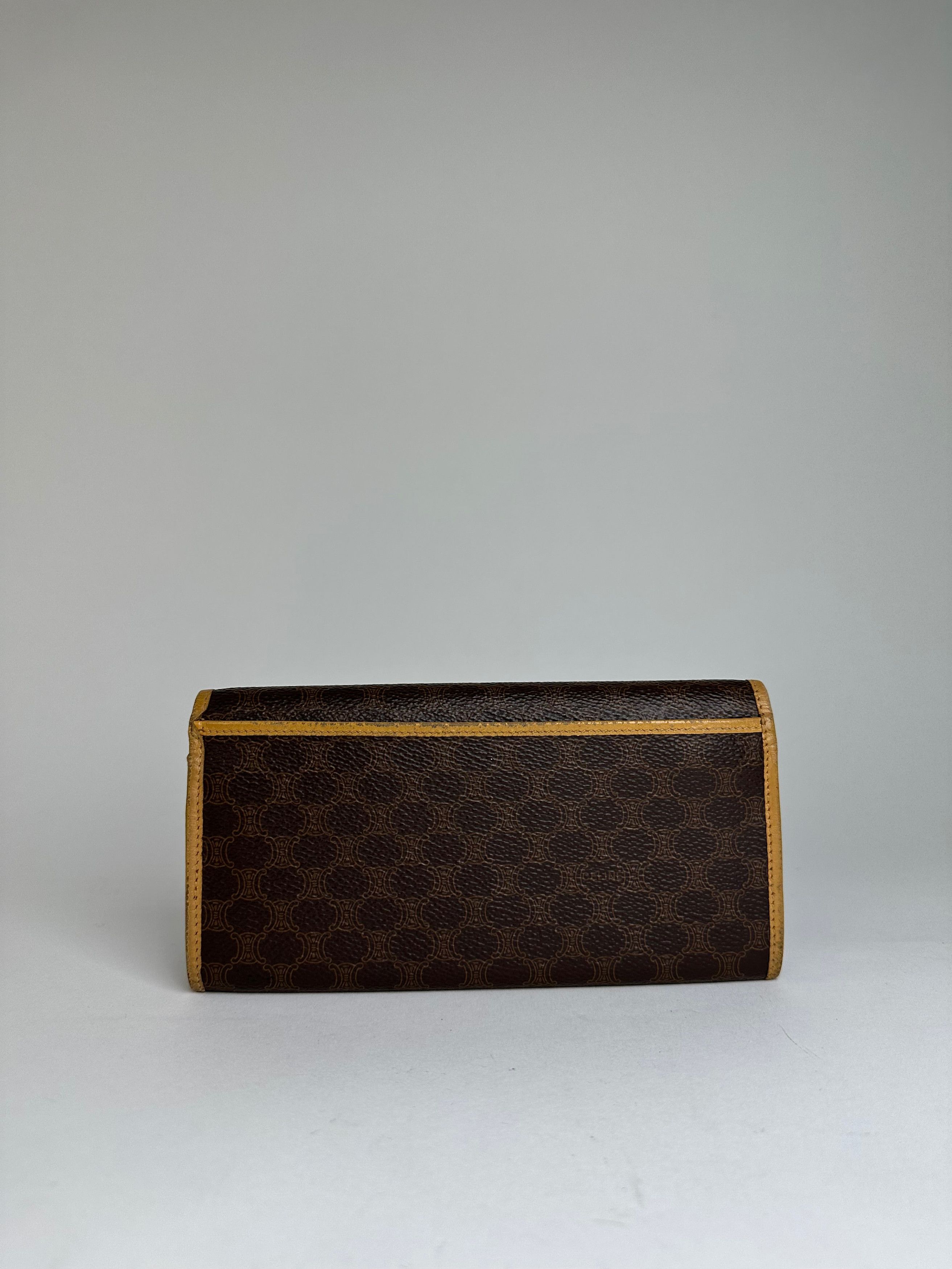 Celine Vintage Smooth Wallet Brown Size ONE SIZE - 11 Thumbnail