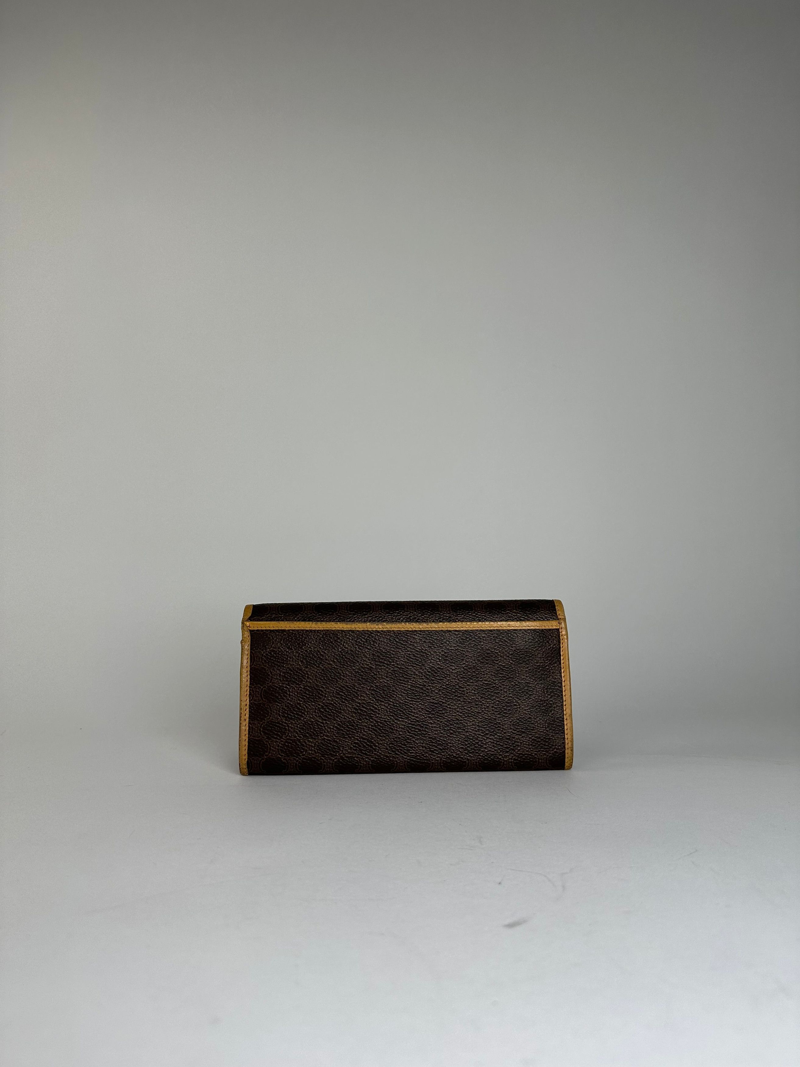 Celine Vintage Smooth Wallet Brown Size ONE SIZE - 2 Thumbnail