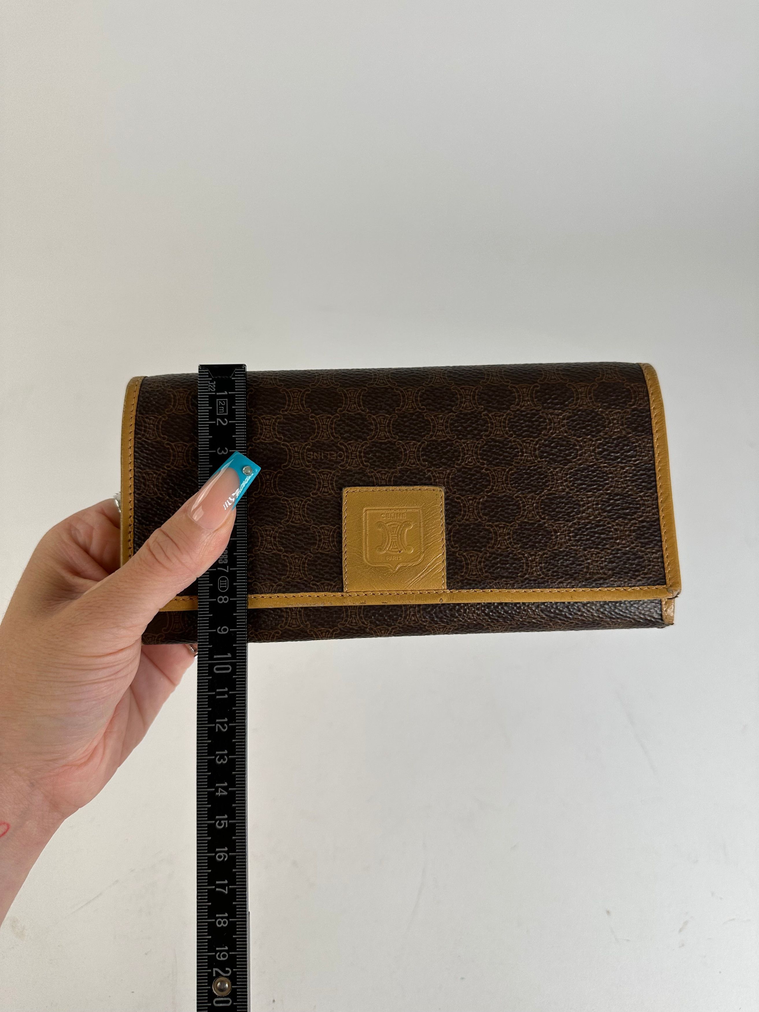 Celine Vintage Smooth Wallet Brown Size ONE SIZE - 9 Thumbnail