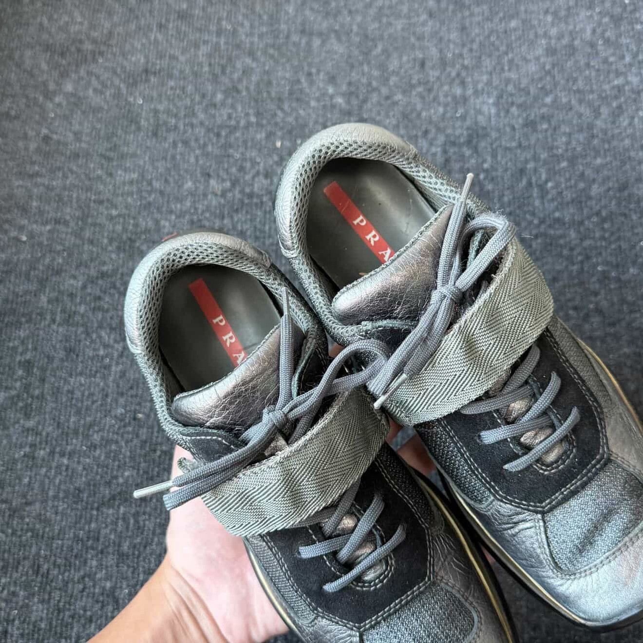 Vintage Vintage Prada Linea Rossa Low-top Sneakers Size US 6.5 / IT 36.5 - 8 Thumbnail