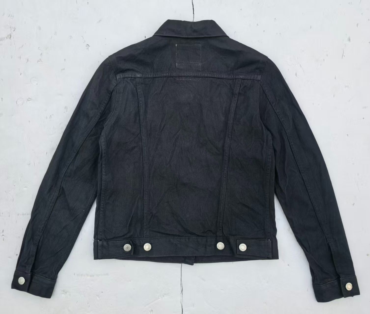 Helmut Lang Helmut Lang 1990s Raw Silk Denim Jacket Size US M / EU 48-50 / 2 - 7 Thumbnail