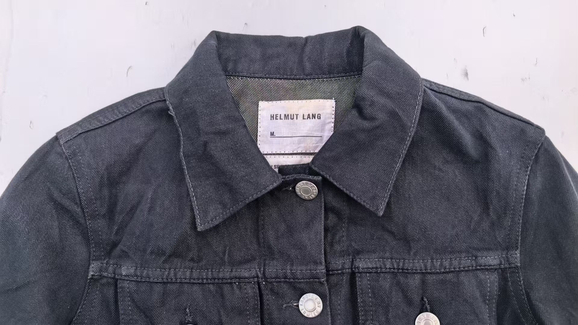 Helmut Lang Helmut Lang 1990s Raw Silk Denim Jacket Size US M / EU 48-50 / 2 - 2 Thumbnail