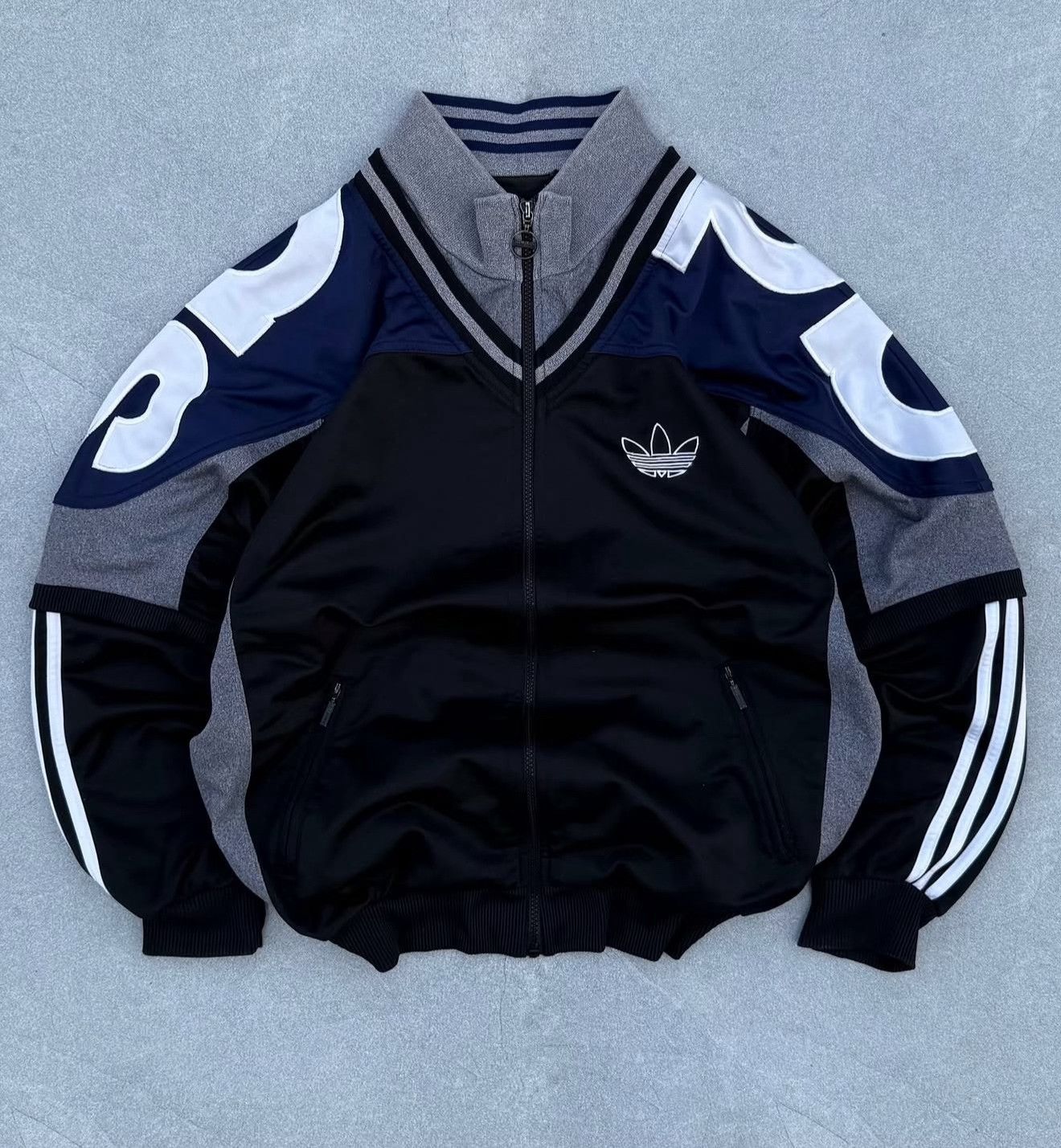 Vintage Vintage Adidas 1980s Track Jacket Big Logo Size US M / EU 48-50 / 2 - 2 Thumbnail
