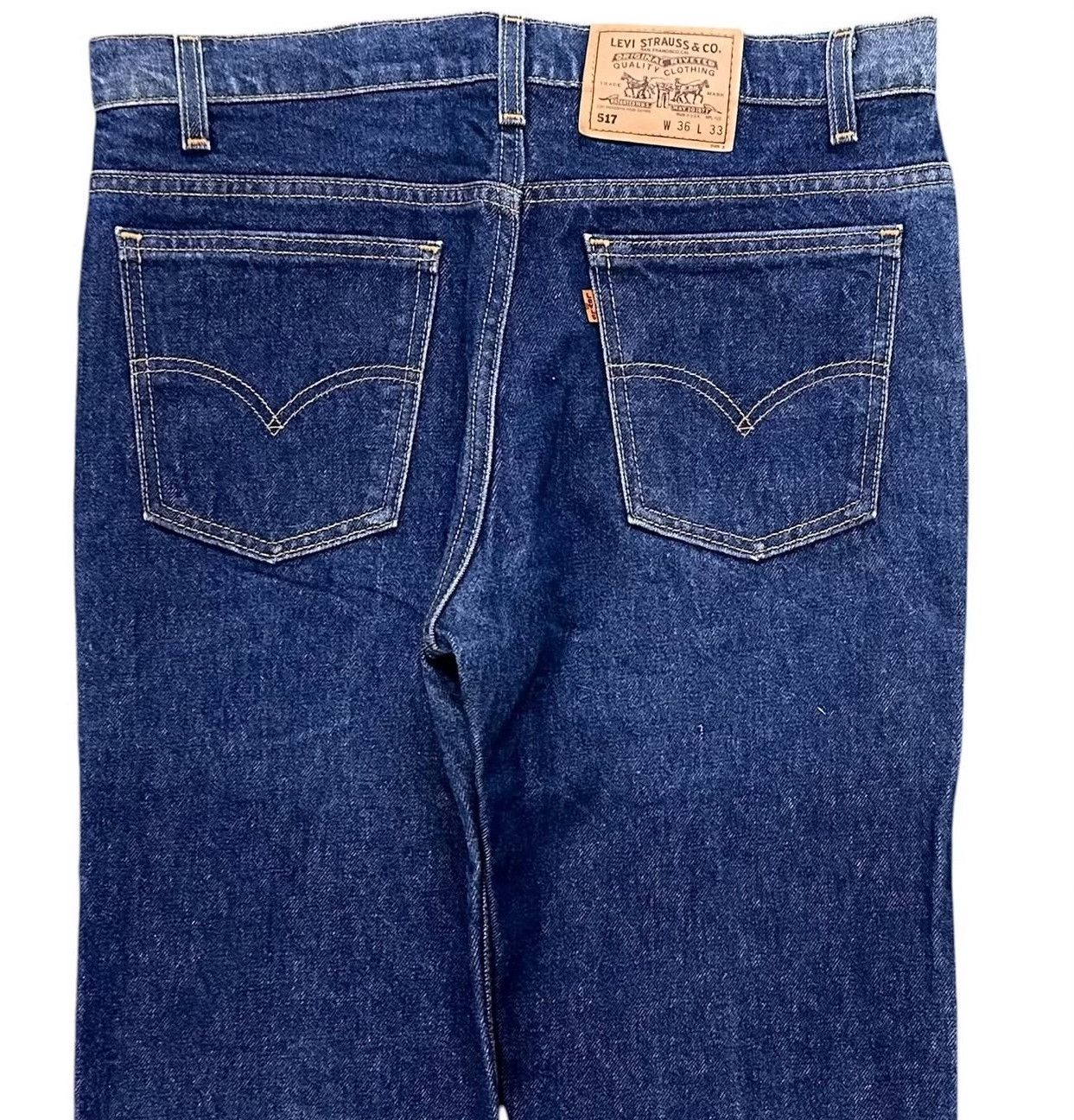 Vintage Vintage Levi's 90s 517 Orange Tab Bootcut Denim Pants Size US 30 / EU 46 - 4 Thumbnail