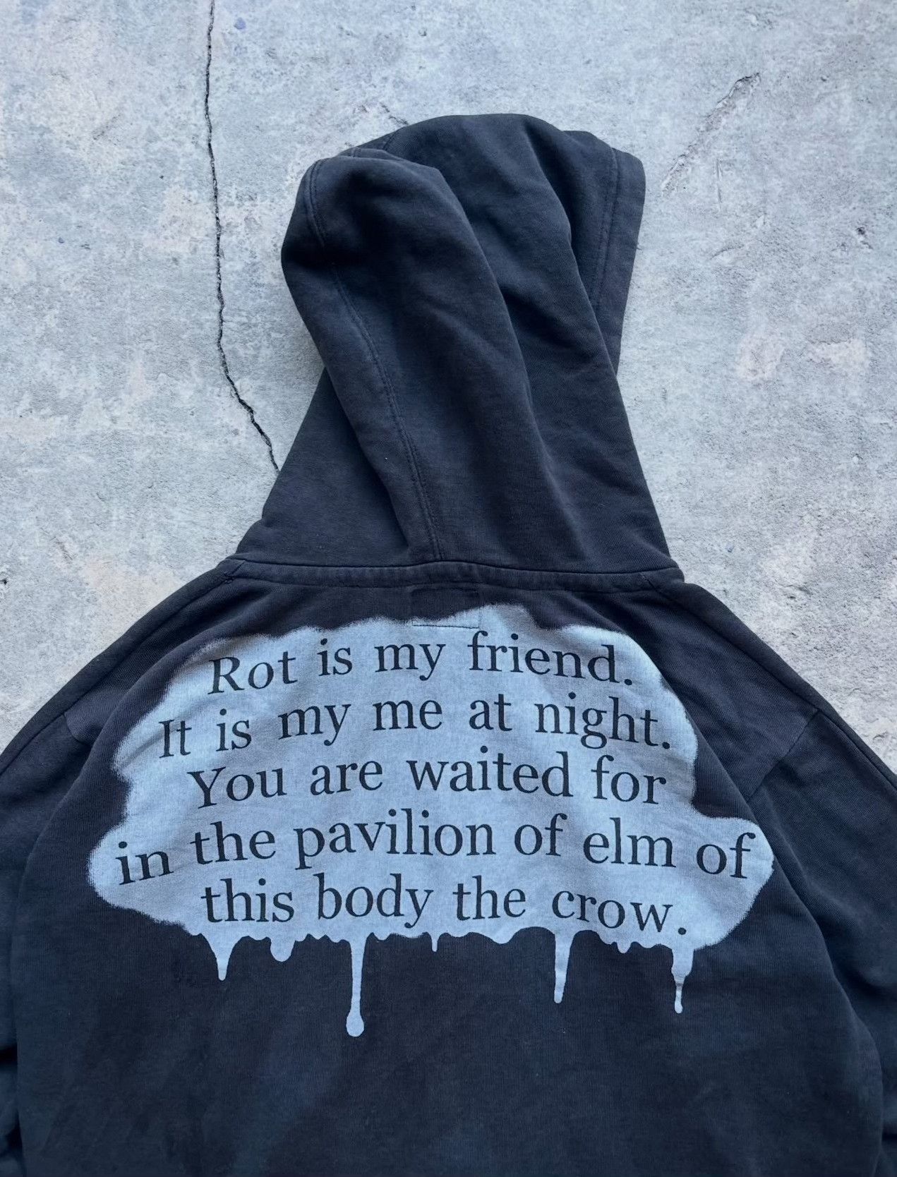 Vintage Vintage 2000s PPFM Black Slogan Hoodie Size US M / EU 48-50 / 2 - 3 Thumbnail