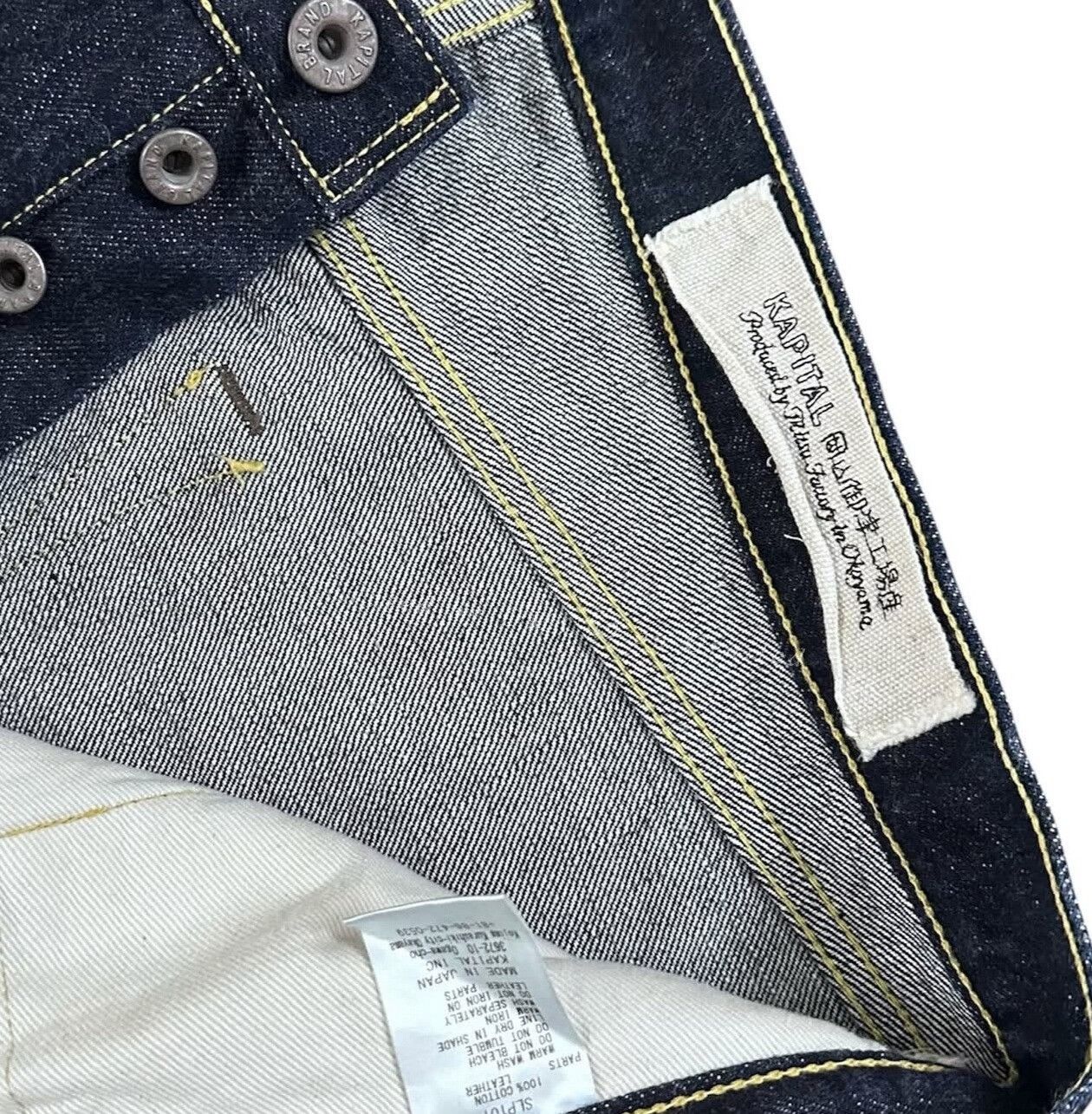 Vintage Kapital 14oz 5P Monkey CISCO Selvedge Denim Size US 30 / EU 46 - 6 Thumbnail