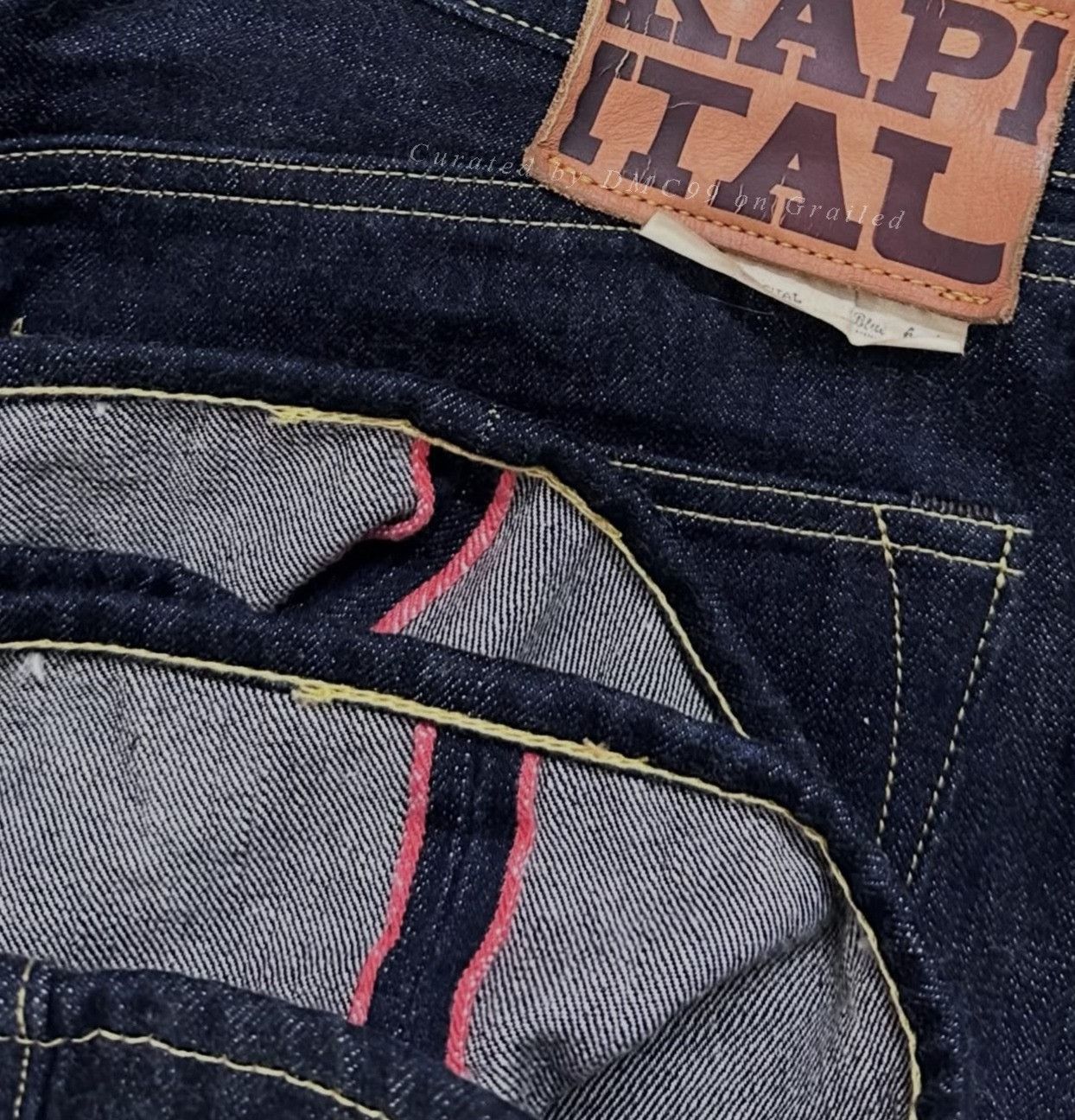 Vintage Kapital 14oz 5P Monkey CISCO Selvedge Denim Size US 30 / EU 46 - 5 Thumbnail