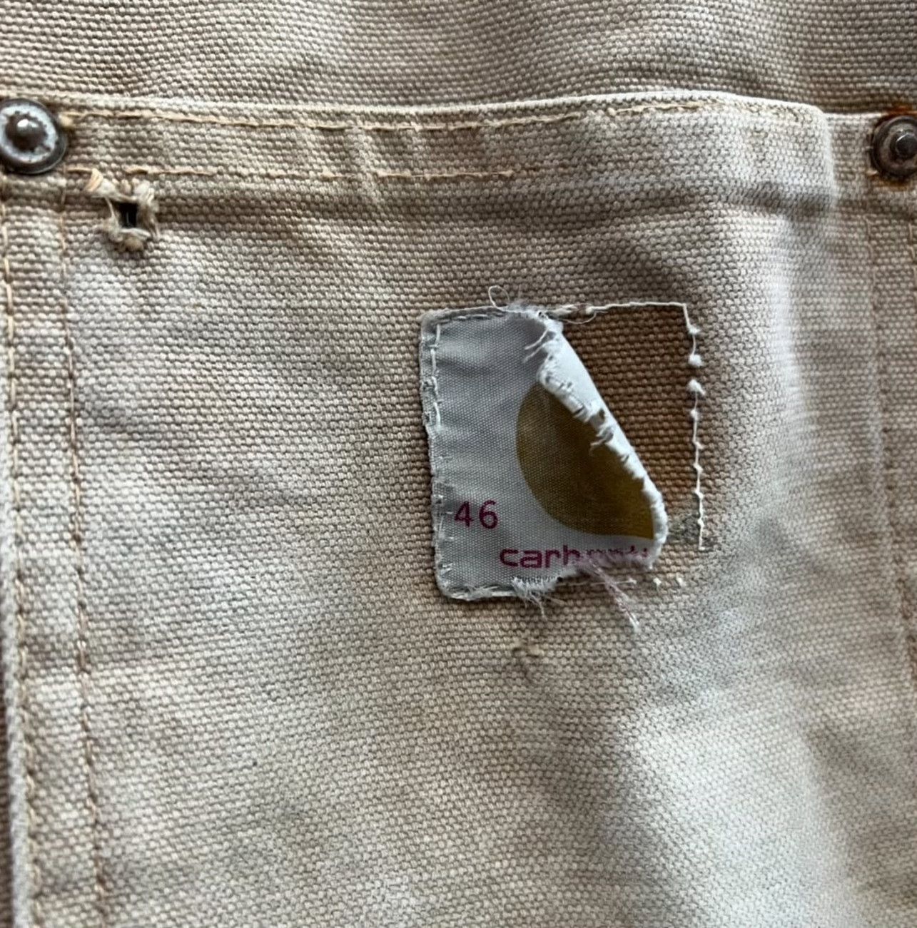 Vintage Vintage 1960s Carhartt CH Chore Jacket Size US S / EU 44-46 / 1 - 7 Thumbnail