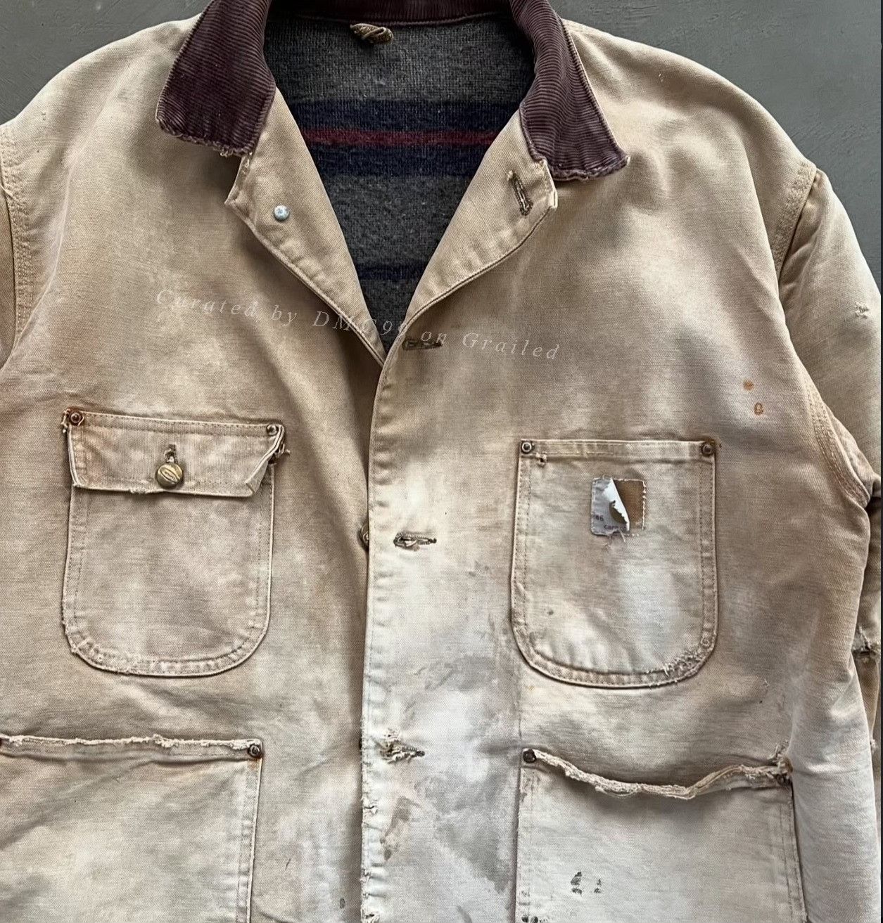 Vintage Vintage 1960s Carhartt CH Chore Jacket Size US S / EU 44-46 / 1 - 4 Thumbnail
