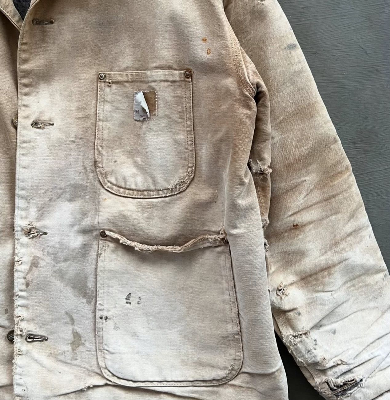 Vintage Vintage 1960s Carhartt CH Chore Jacket Size US S / EU 44-46 / 1 - 3 Thumbnail
