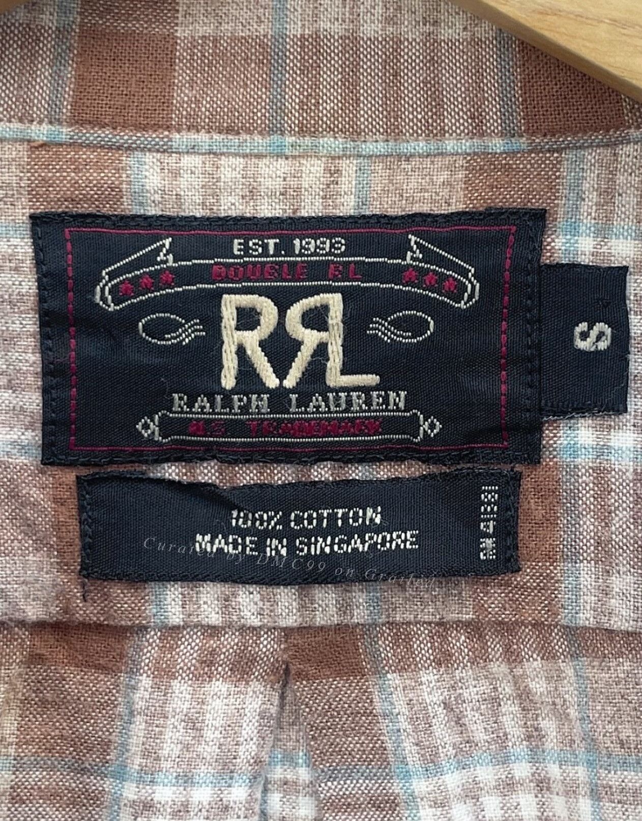 Vintage Vintage Double RL 1990s Western Flannel Shirt Size US S / EU 44-46 / 1 - 2 Thumbnail