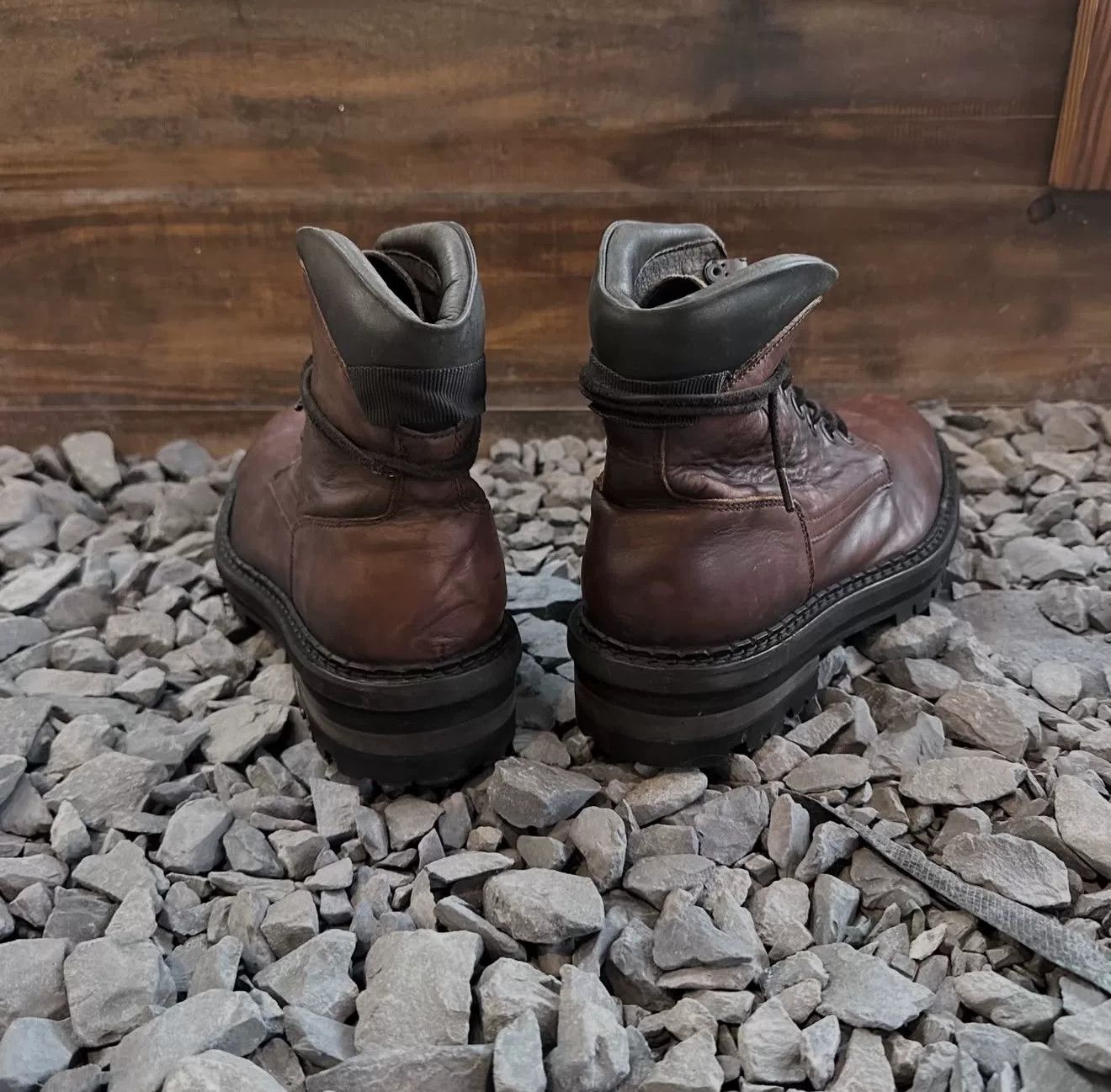Vintage Vintage AllSaint PATENT LEATHER Boots Size US 8 / EU 41 - 6 Thumbnail