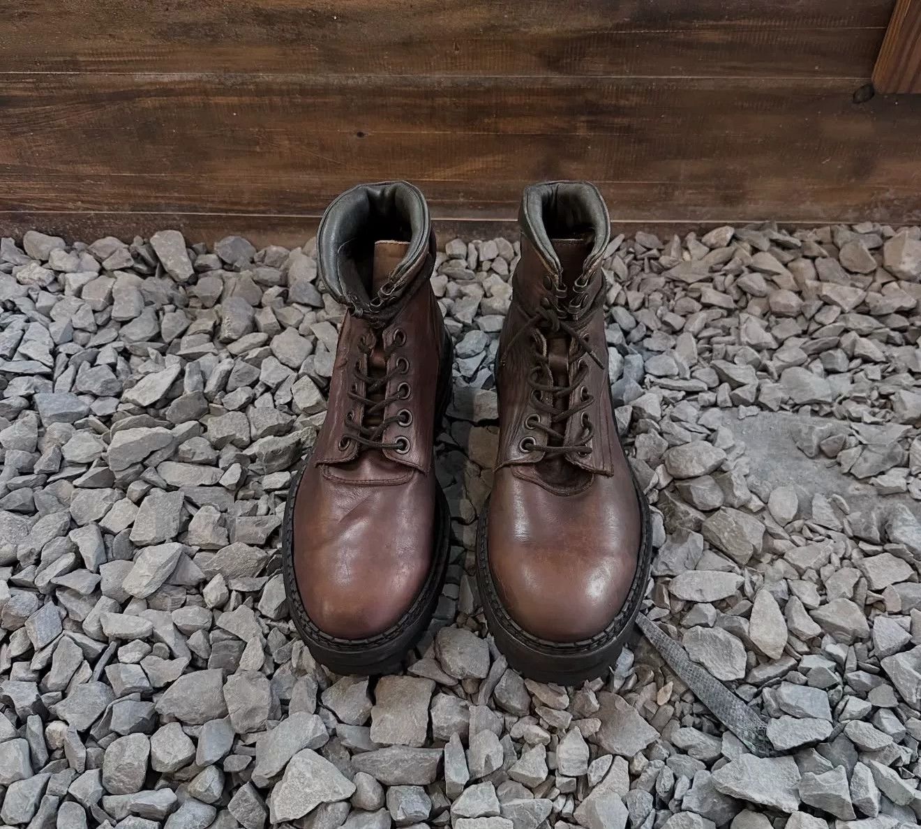 Vintage Vintage AllSaint PATENT LEATHER Boots Size US 8 / EU 41 - 5 Thumbnail