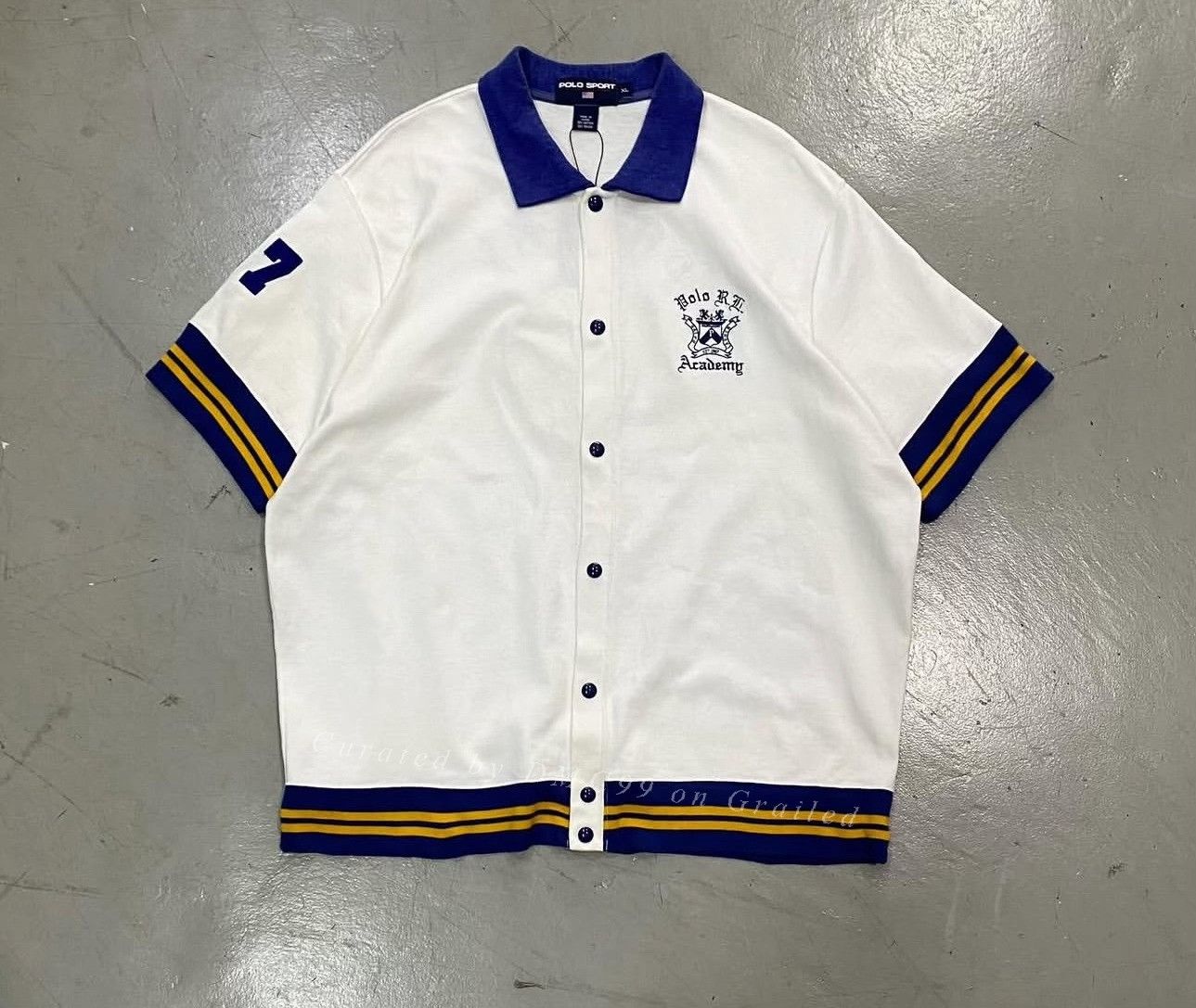 Vintage Vintage Polo Ralph Lauren 90s Academy Shirt Size US XL / EU 56 / 4 - 3 Thumbnail