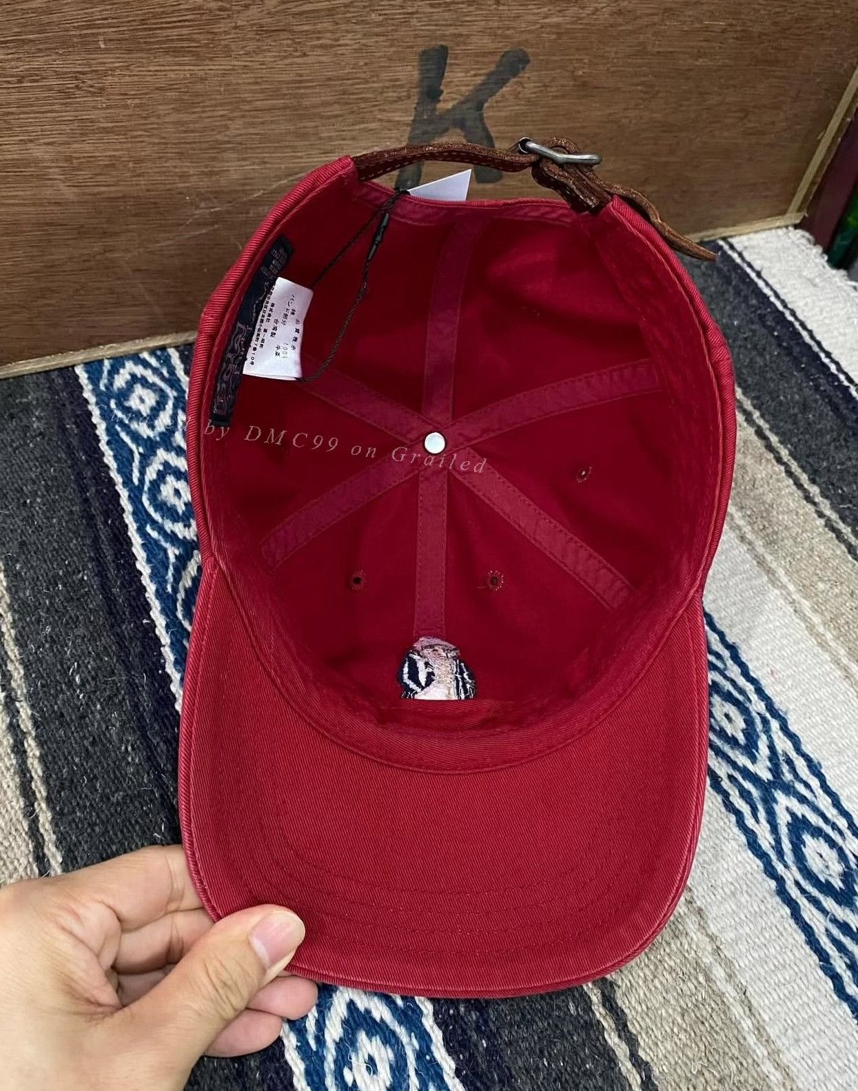 Vintage Vintage Polo Ralph Lauren 1990s Bear Red Hat Size ONE SIZE - 4 Thumbnail