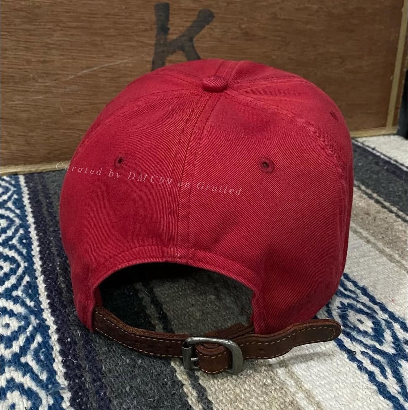 Vintage Vintage Polo Ralph Lauren 1990s Bear Red Hat Size ONE SIZE - 3 Thumbnail