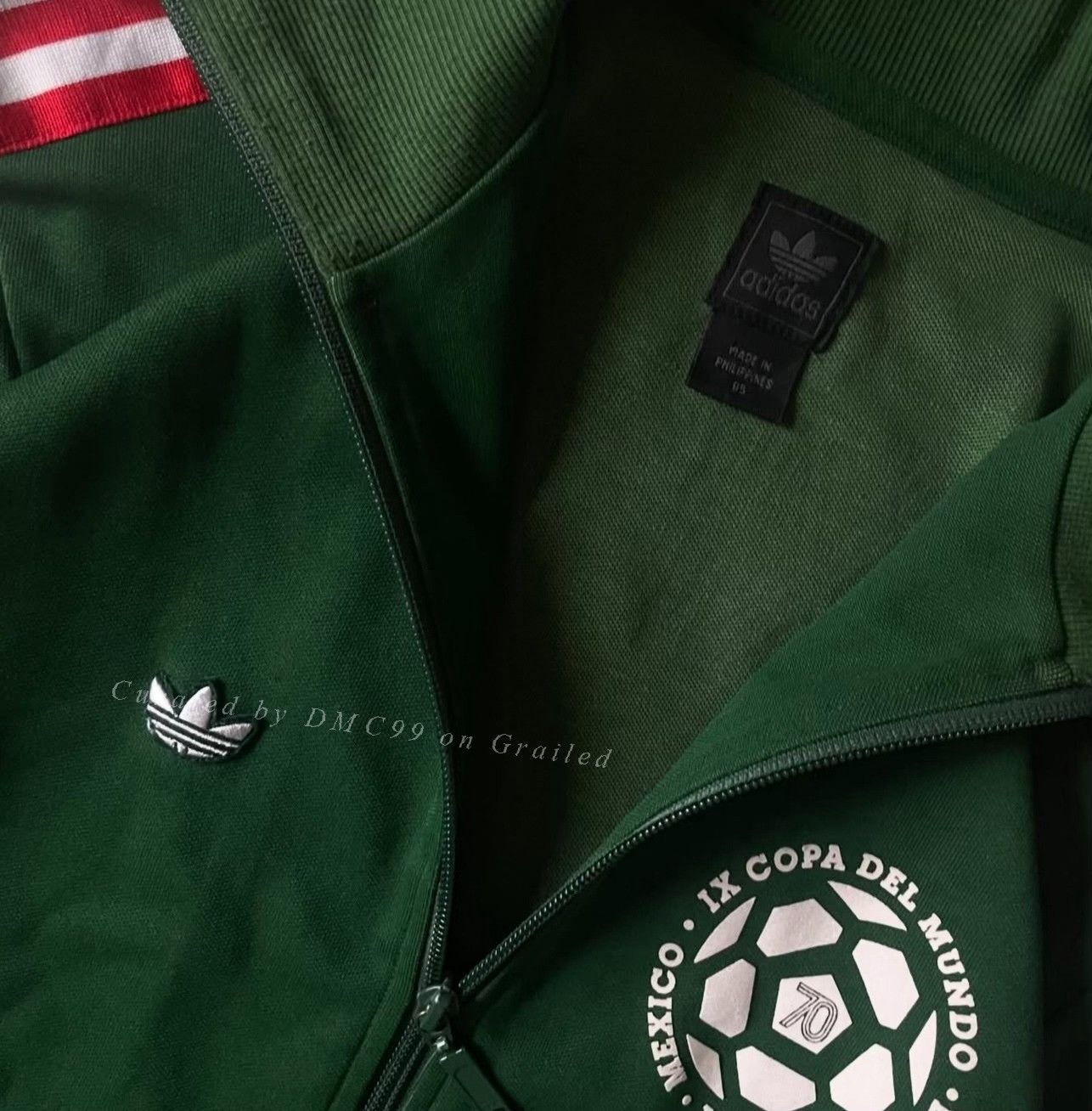 Vintage Vintage Adidas 2000s Mexico 70 Track Jacket Size US M / EU 48-50 / 2 - 2 Thumbnail