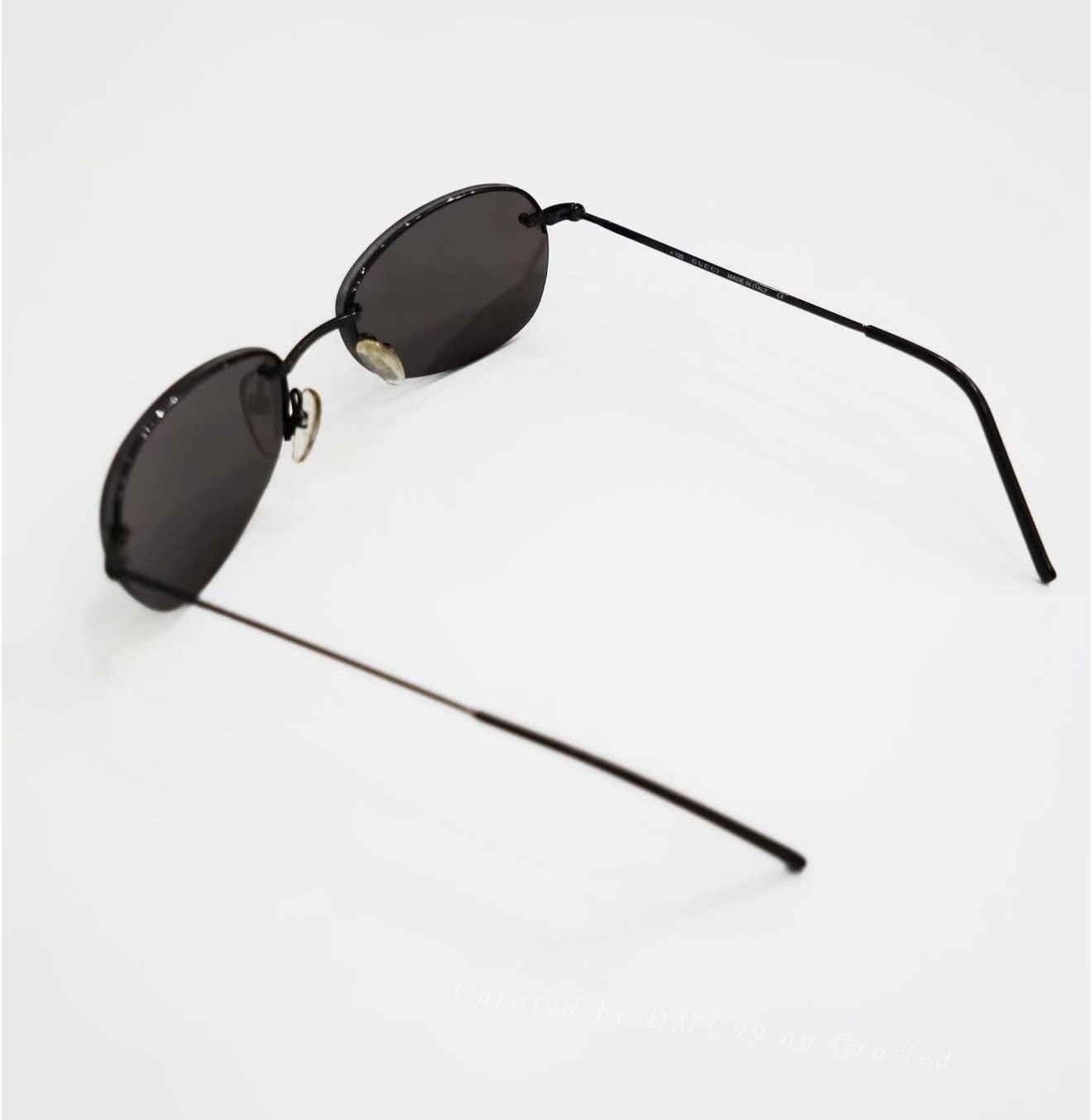 Vintage Vintage Gucci Slim Metal Frame Sunglasses Size ONE SIZE - 4 Thumbnail