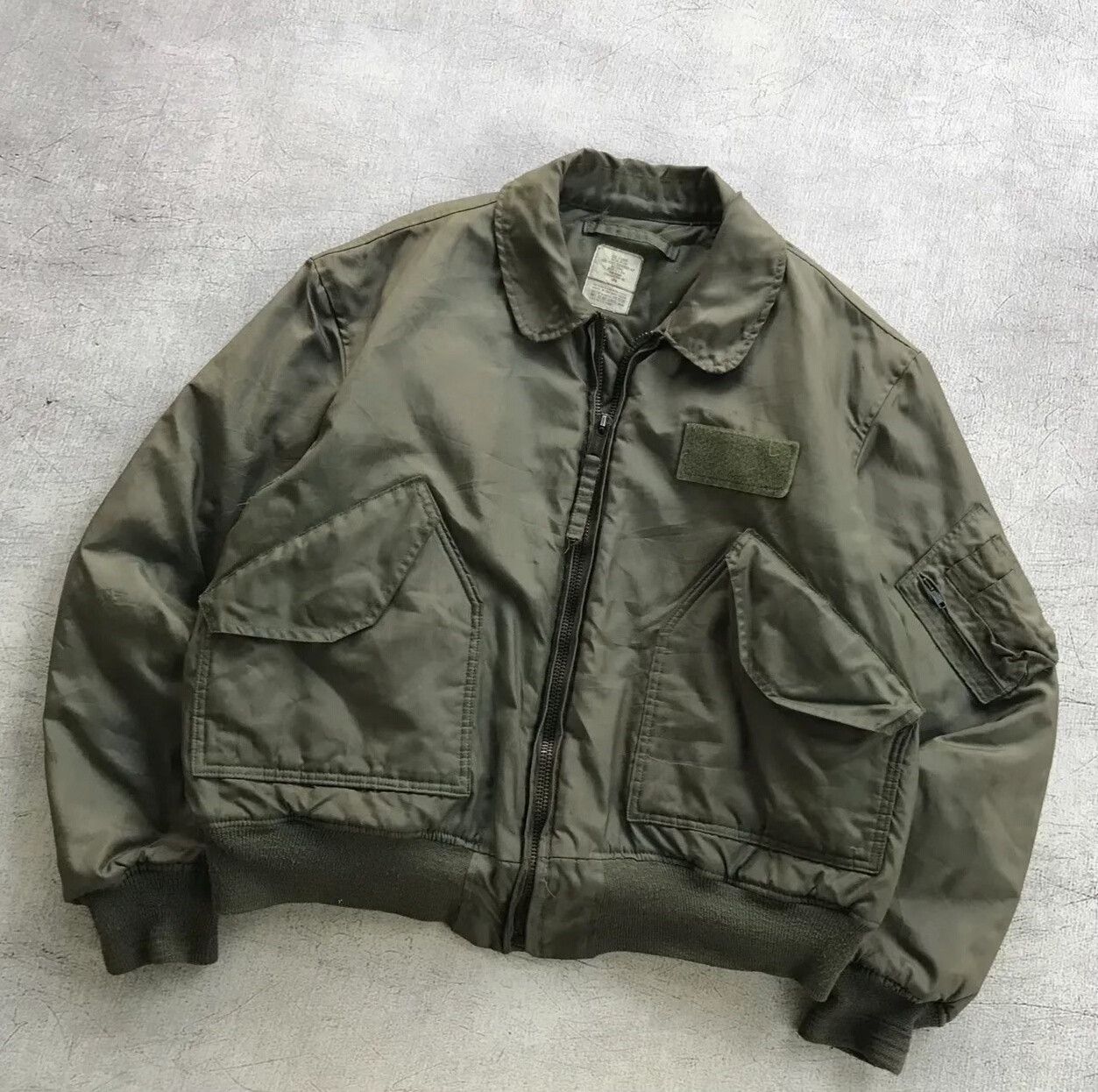 Vintage 1985 Alpha Military Flyer Jacket Size US M / EU 48-50 / 2 - 2 Thumbnail