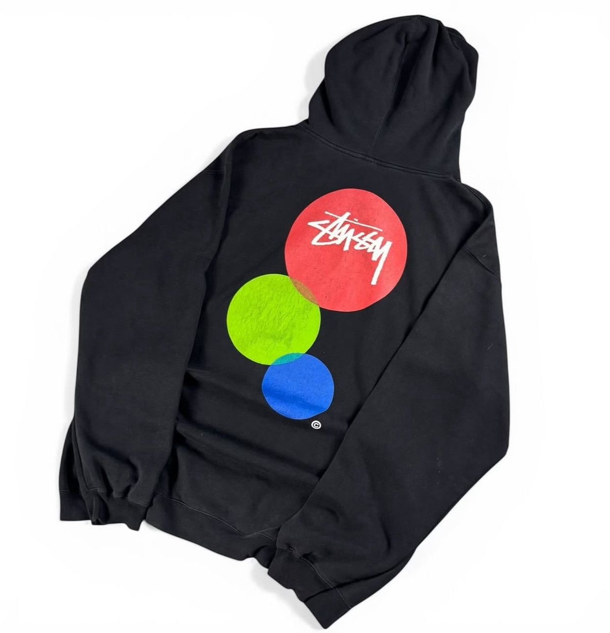 Vintage Vintage 2000s Stussy Heather Grey Hoodie Size US XL / EU 56 / 4 - 2 Thumbnail