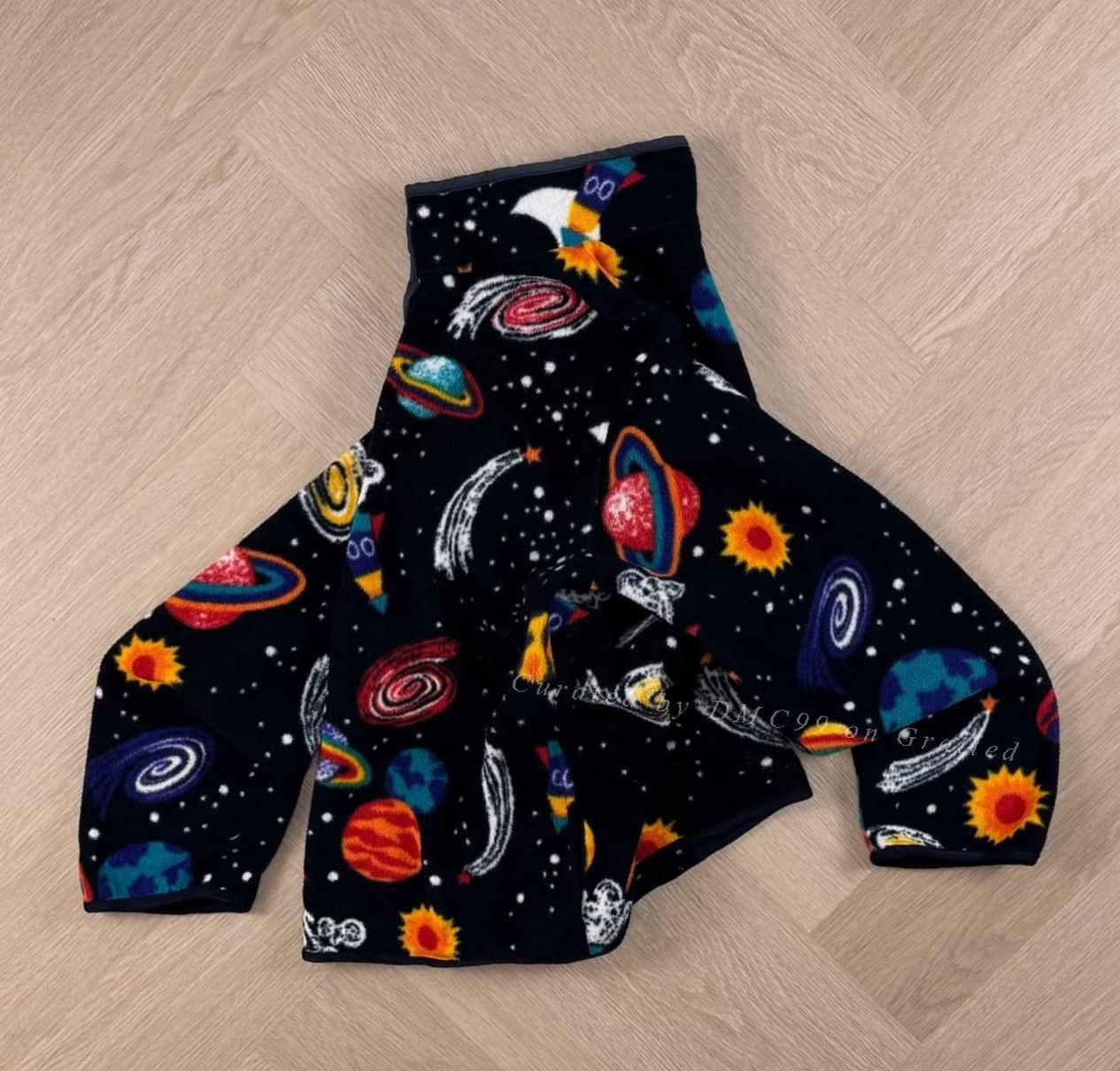 Vintage Vintage LLBean 90s Space Print Fleece Size US M / EU 48-50 / 2 - 2 Thumbnail