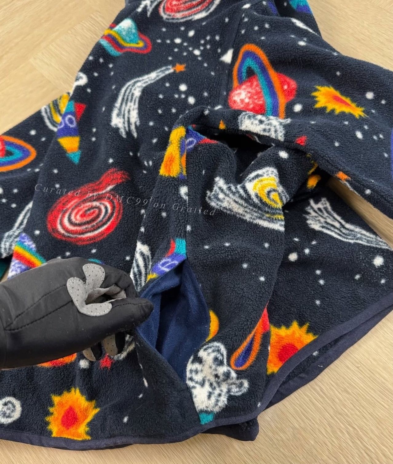 Vintage Vintage LLBean 90s Space Print Fleece Size US M / EU 48-50 / 2 - 7 Thumbnail