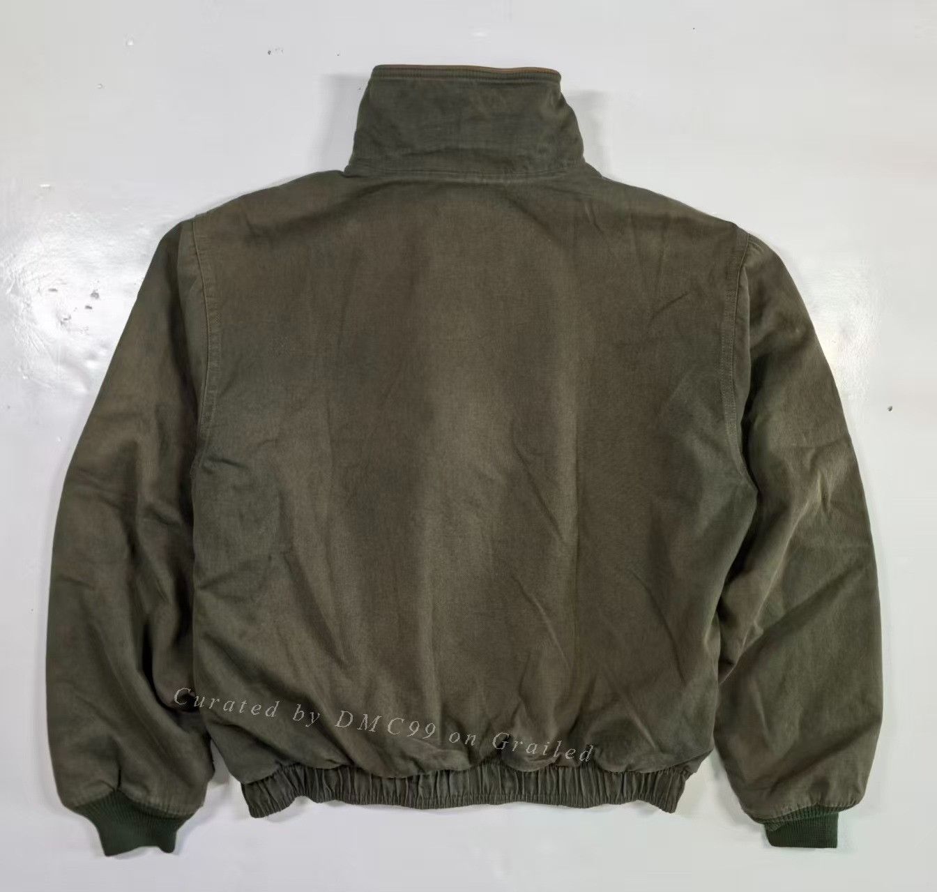 Vintage Vintage L.L.Bean Canvas Bomber Jacket Size US M / EU 48-50 / 2 - 2 Thumbnail
