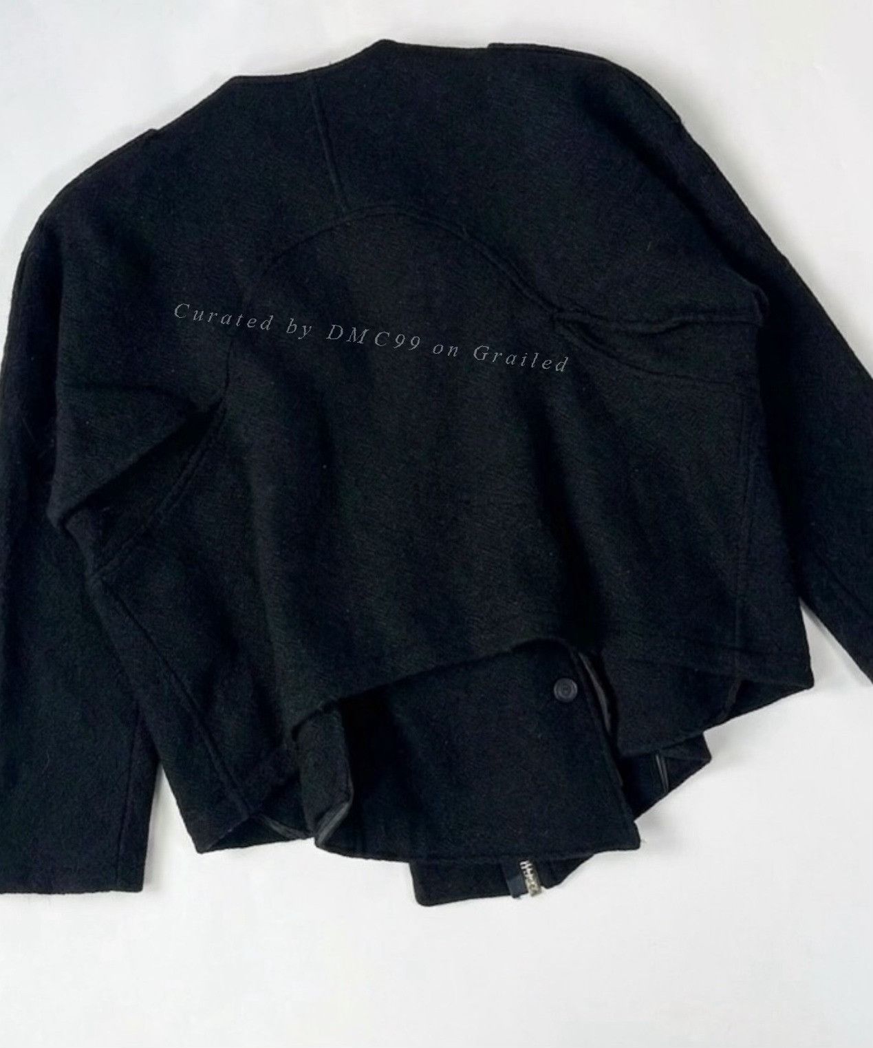 Vintage Vintage Yohji Workshop Asymmetrical Wool Jacket Size US M / EU 48-50 / 2 - 3 Thumbnail