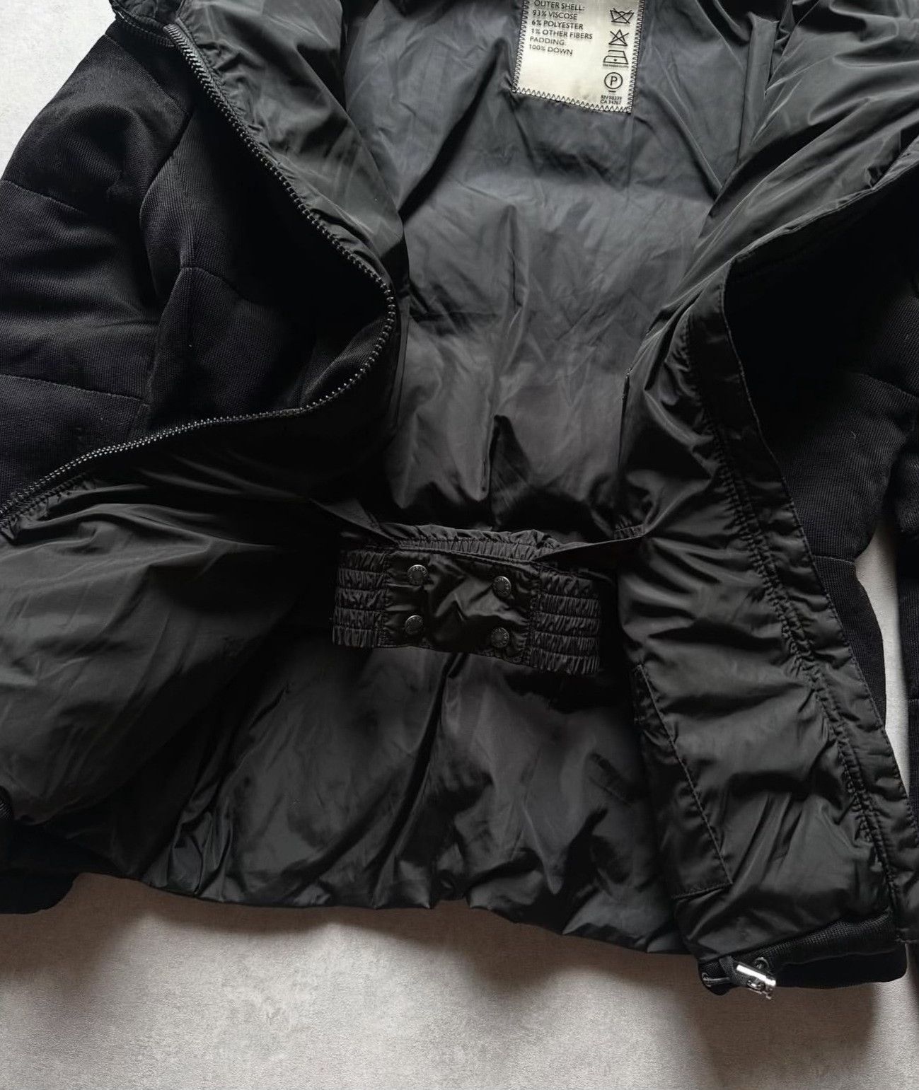 Vintage Vintage 2009 Prada Sport Black Puffer Jacket Size US M / EU 48-50 / 2 - 5 Thumbnail