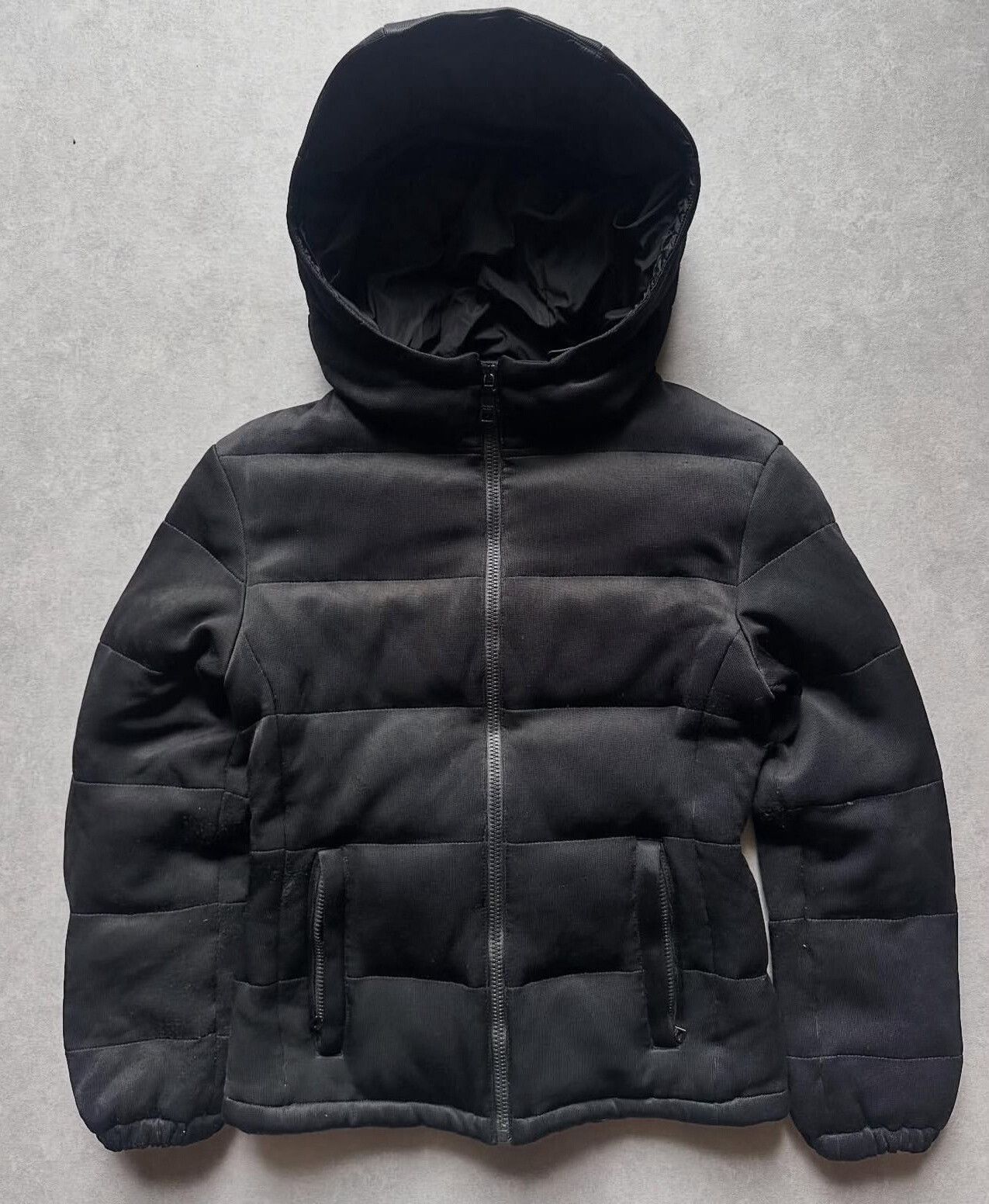 Vintage Vintage 2009 Prada Sport Black Puffer Jacket Size US M / EU 48-50 / 2 - 2 Thumbnail