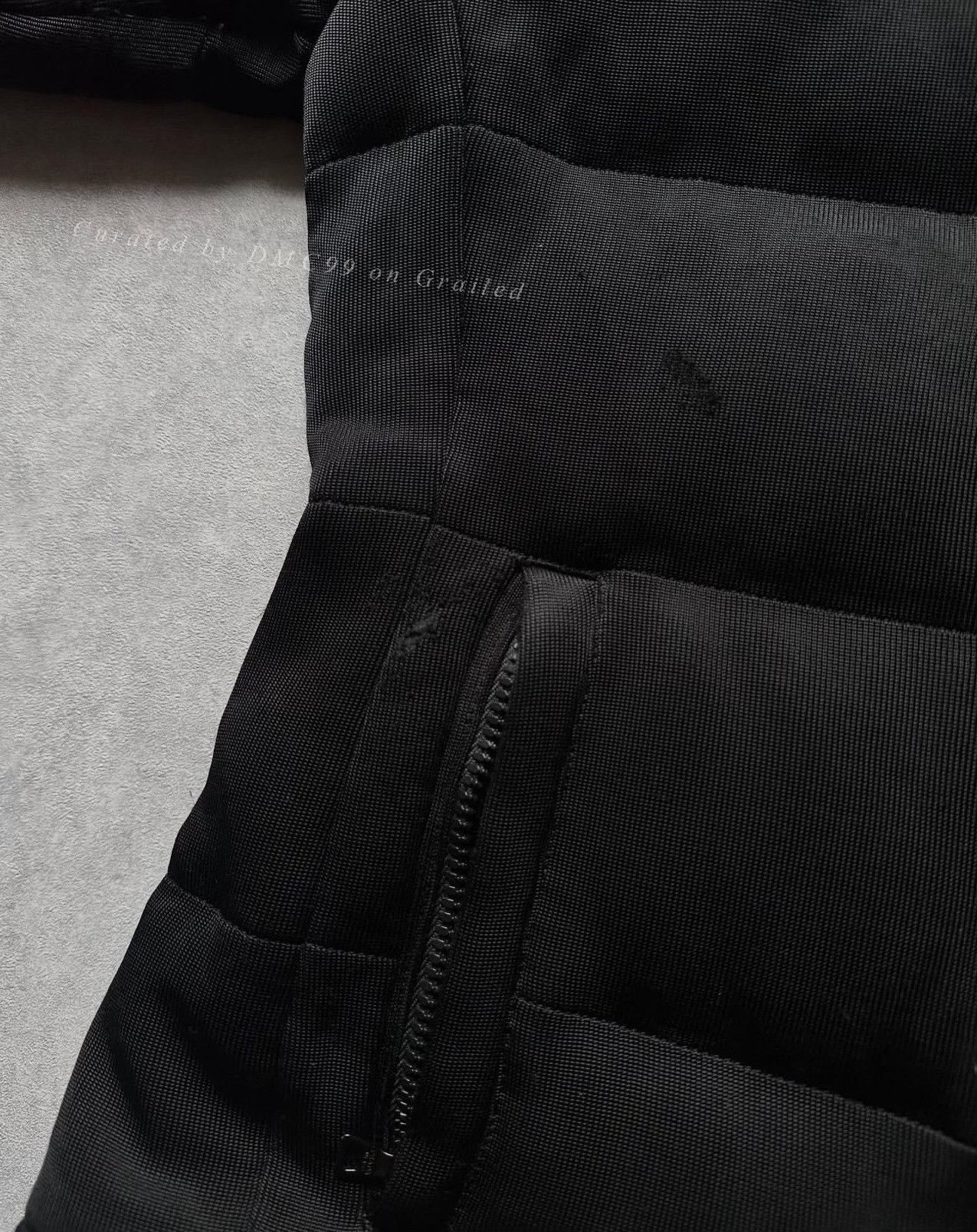 Vintage Vintage 2009 Prada Sport Black Puffer Jacket Size US M / EU 48-50 / 2 - 9 Thumbnail