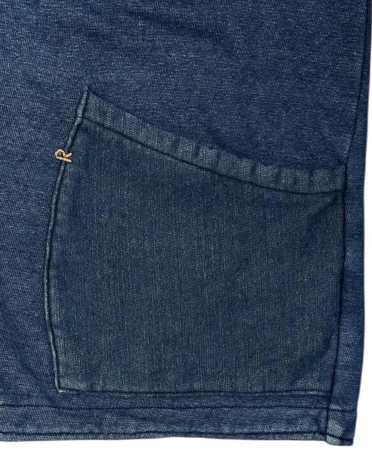 Vintage Vintage 45RPM Indigo Heavy French Terry Cardigan Size US M / EU 48-50 / 2 - 5 Thumbnail