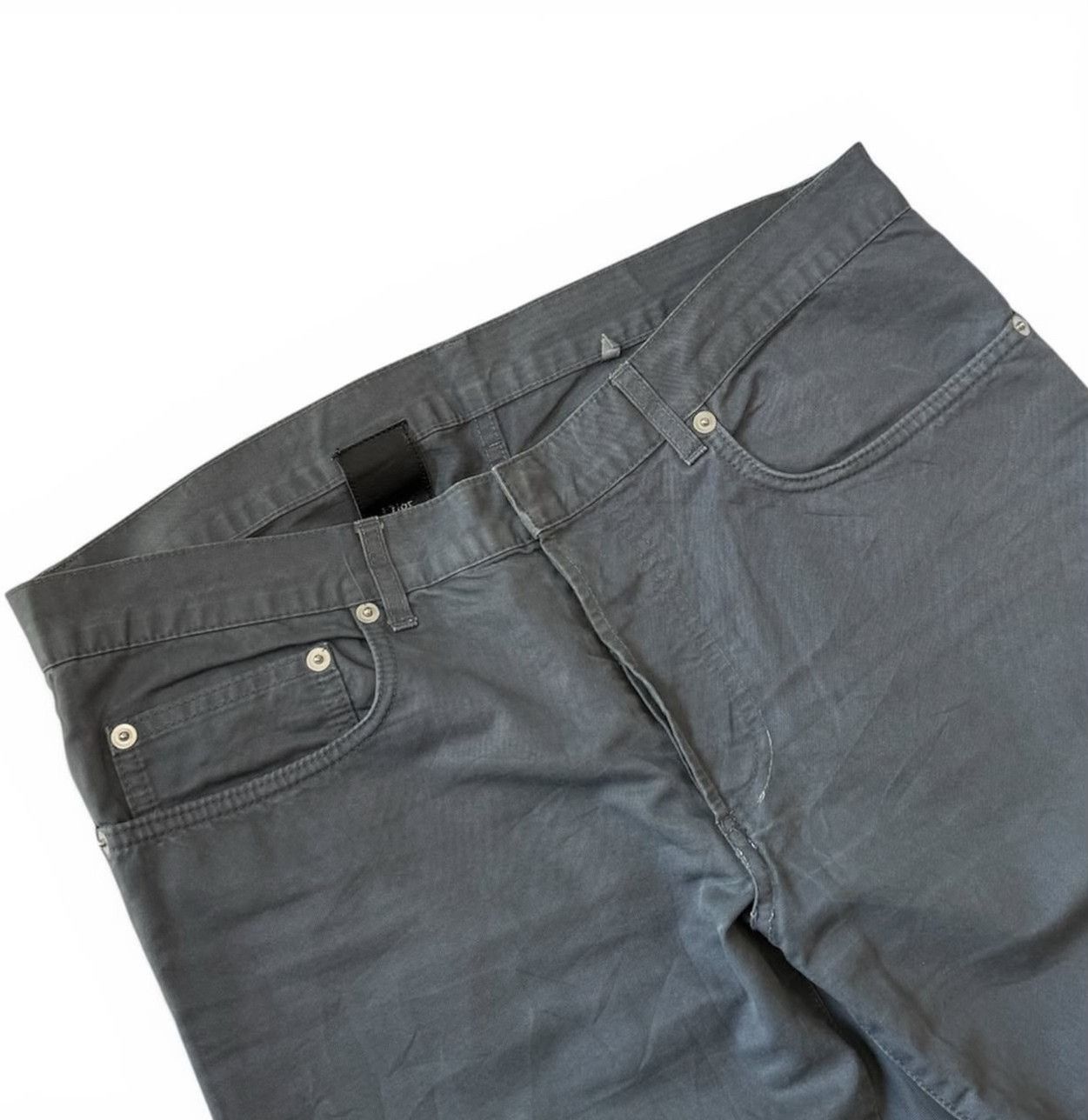 Vintage Vintage Dior Homme Hedi Slimane Grey Pants Size US 34 / EU 50 - 2 Thumbnail