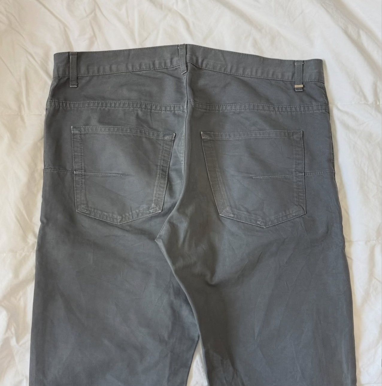Vintage Vintage Dior Homme Hedi Slimane Grey Pants Size US 34 / EU 50 - 6 Thumbnail