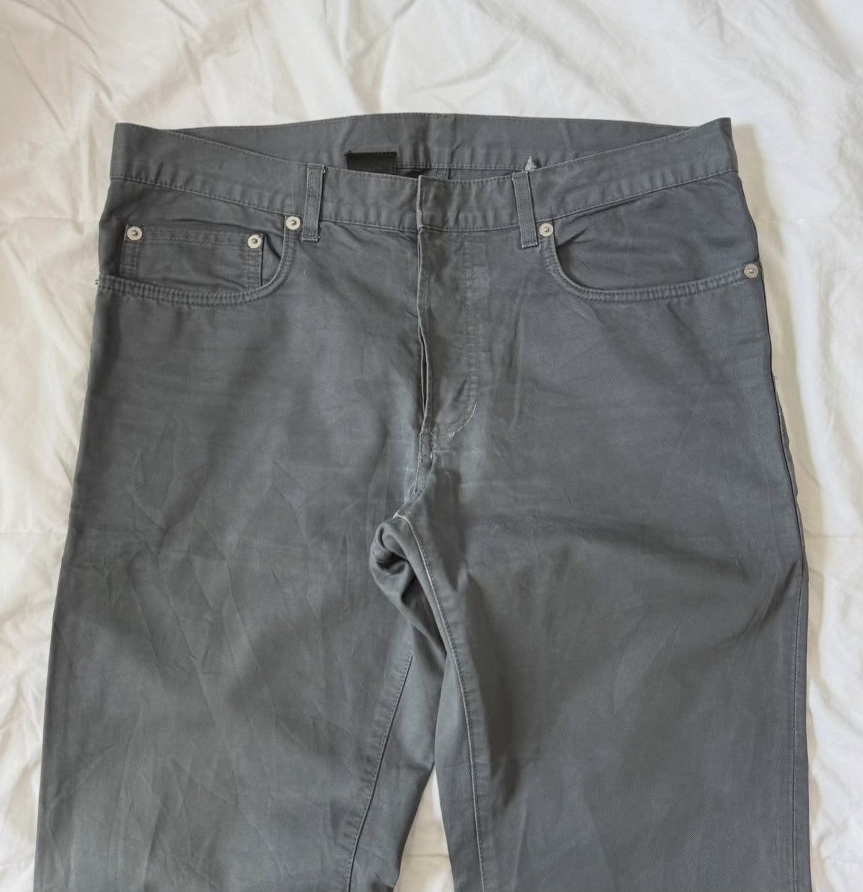 Vintage Vintage Dior Homme Hedi Slimane Grey Pants Size US 34 / EU 50 - 4 Thumbnail