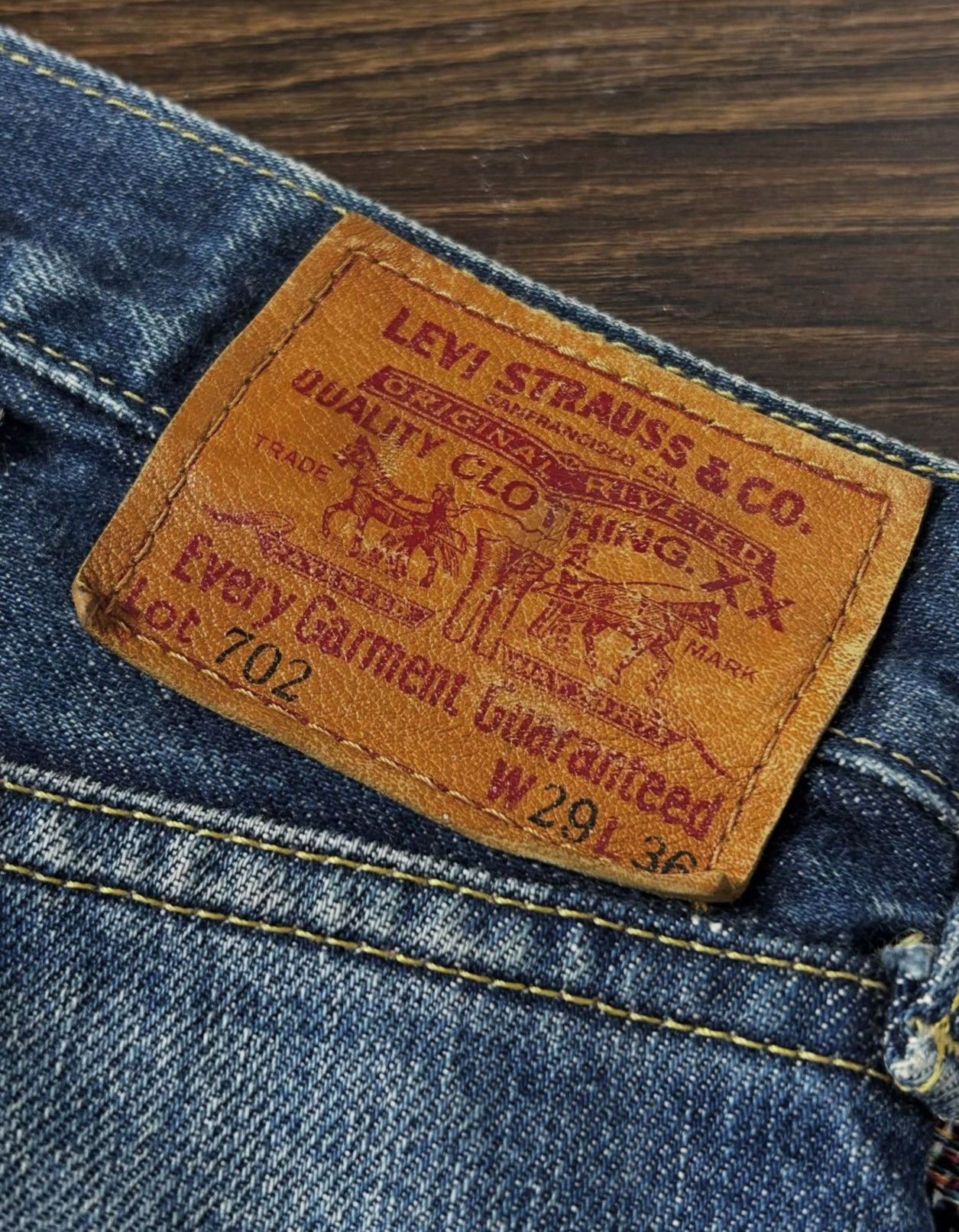 Vintage Vintage Levi's 90s 702xx BigE Japan Size US 29 - 2 Thumbnail