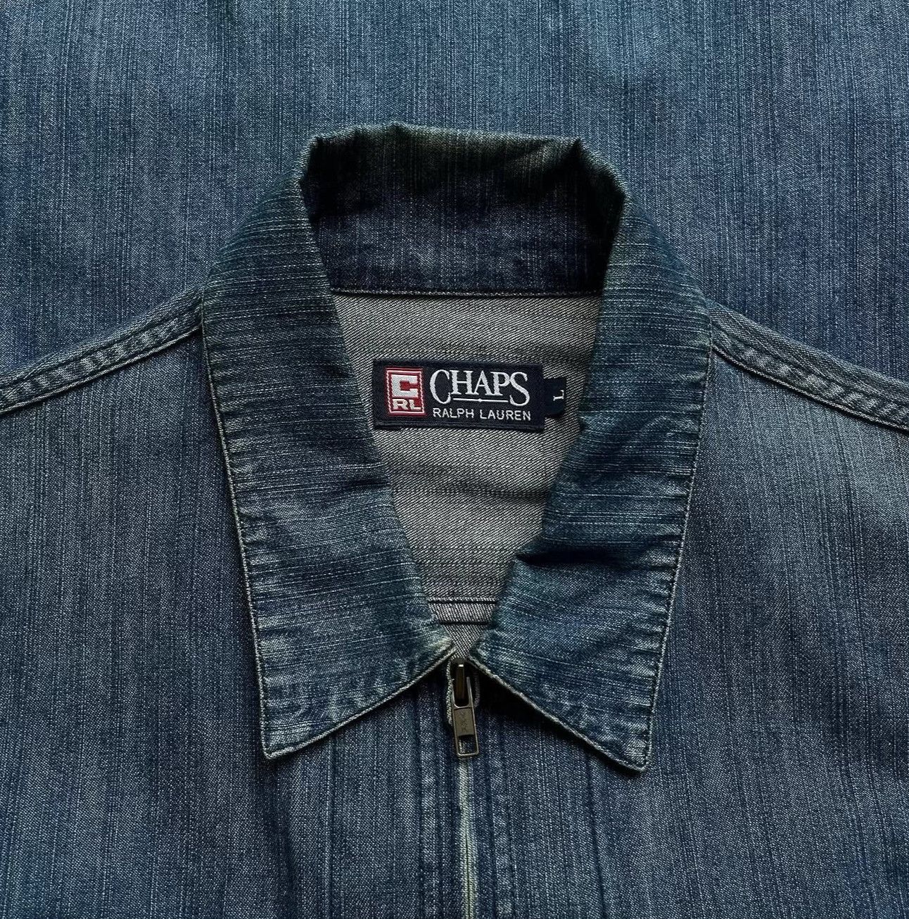 Vintage Vintage 1990s Chaps Denim Work Jacket Size US M / EU 48-50 / 2 - 4 Thumbnail