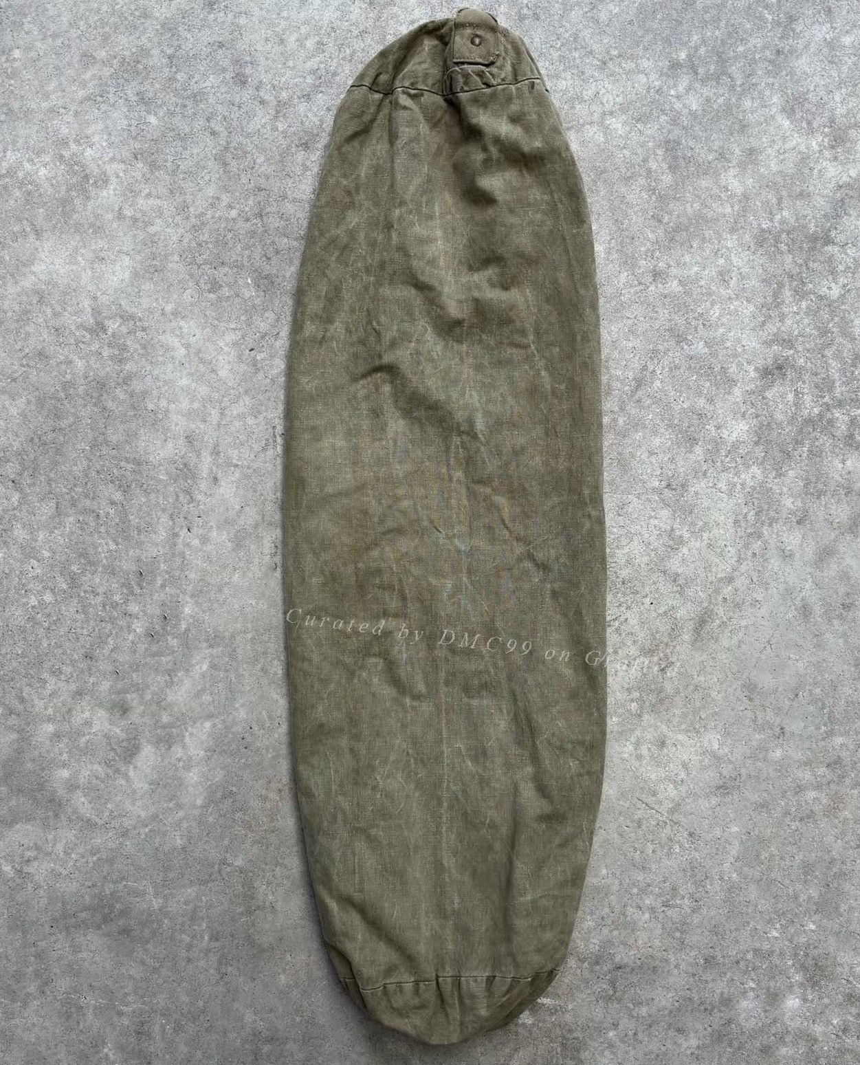Vintage 1940s US Army WWII Zipper Duffel Bag Size ONE SIZE - 5 Thumbnail
