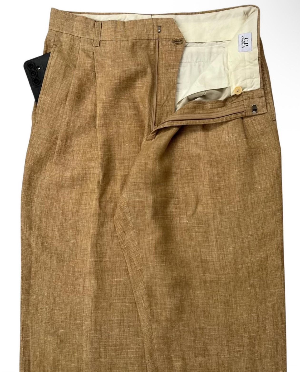 Vintage Vintage CP Company Linen Trousers Size US 26 / EU 42 - 3 Thumbnail
