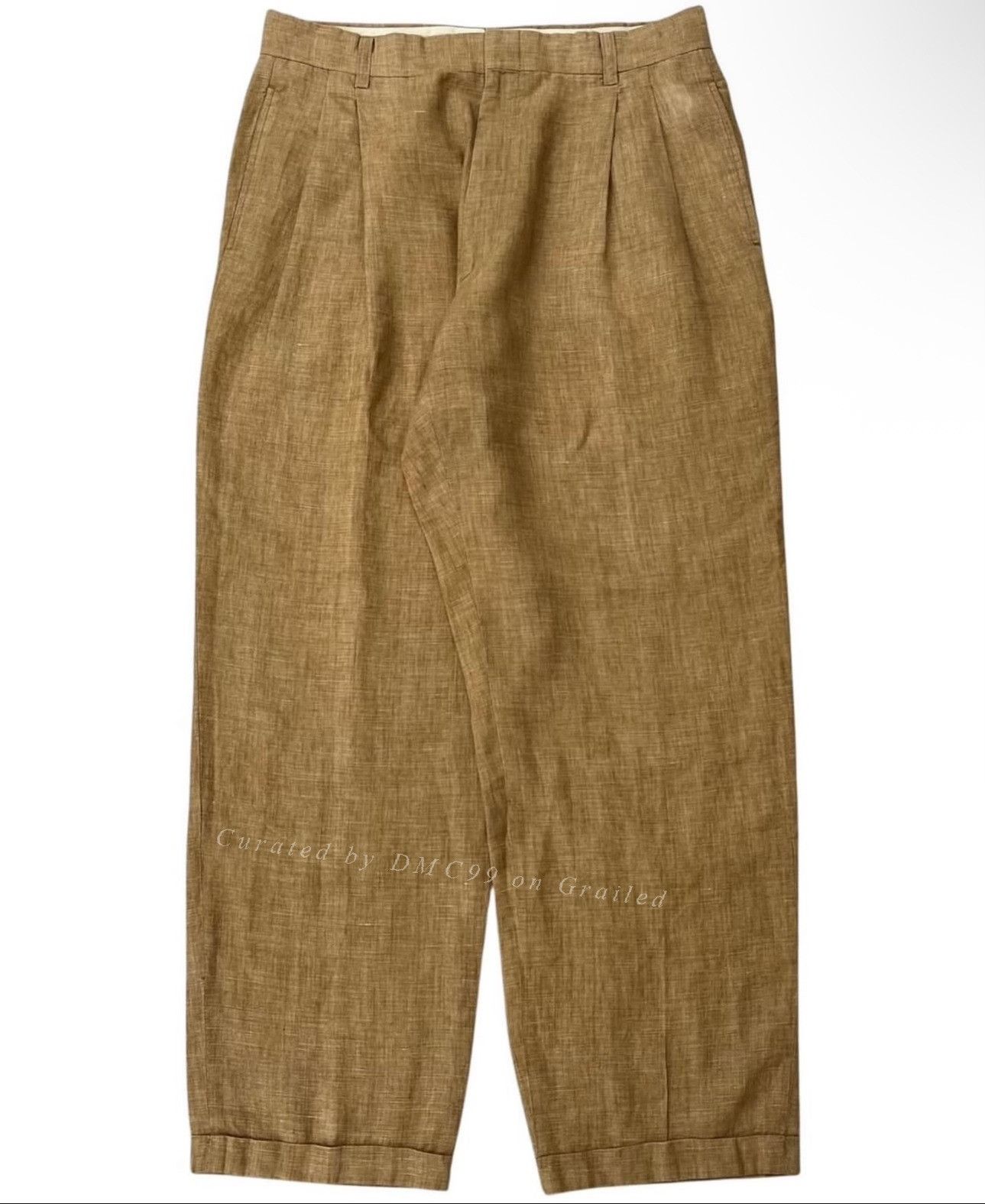 Vintage Vintage CP Company Linen Trousers Size US 26 / EU 42 - 2 Thumbnail