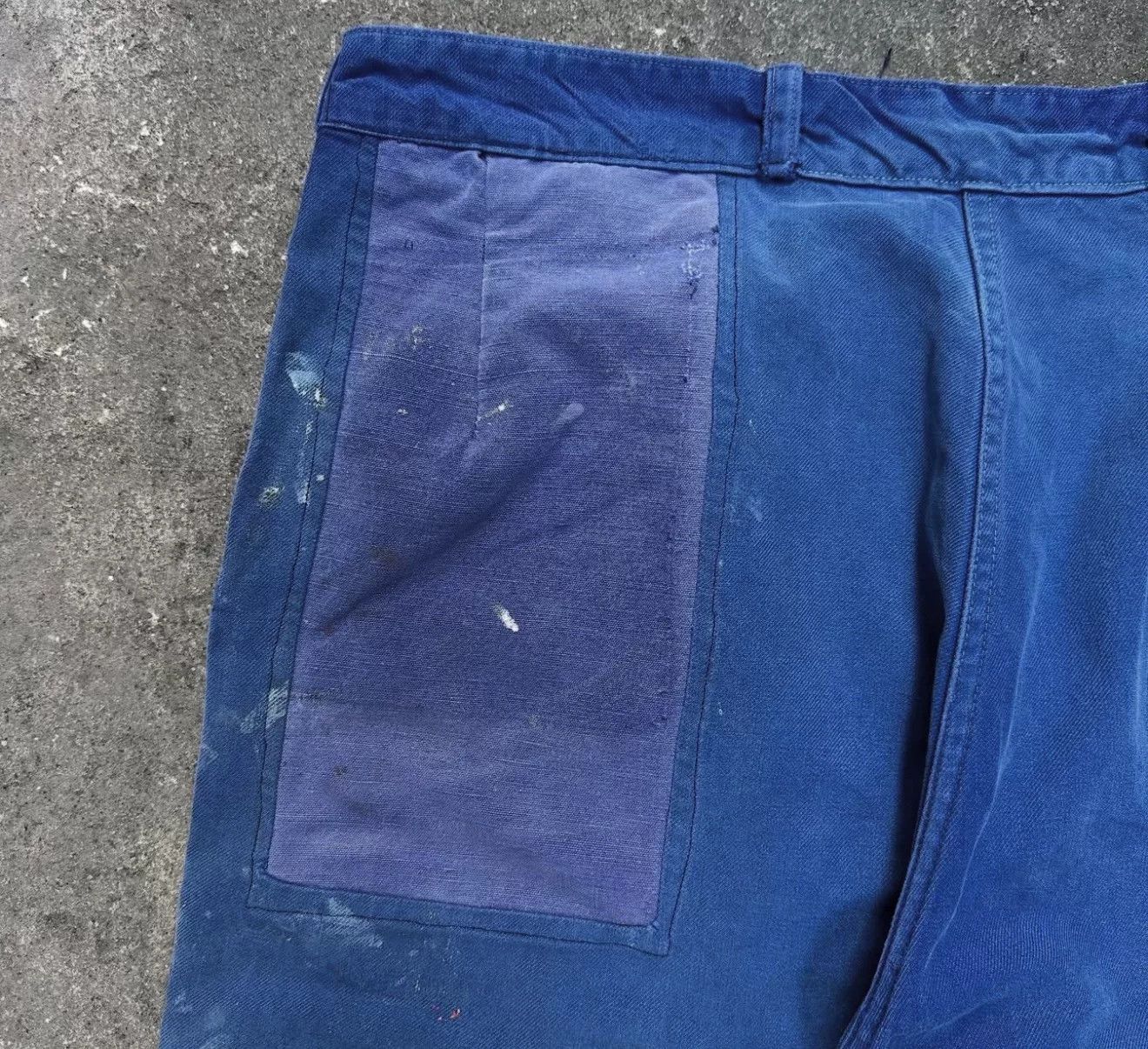Vintage 1960s French True Vintage Cotton Work Pants Size US 28 / EU 44 - 9 Thumbnail