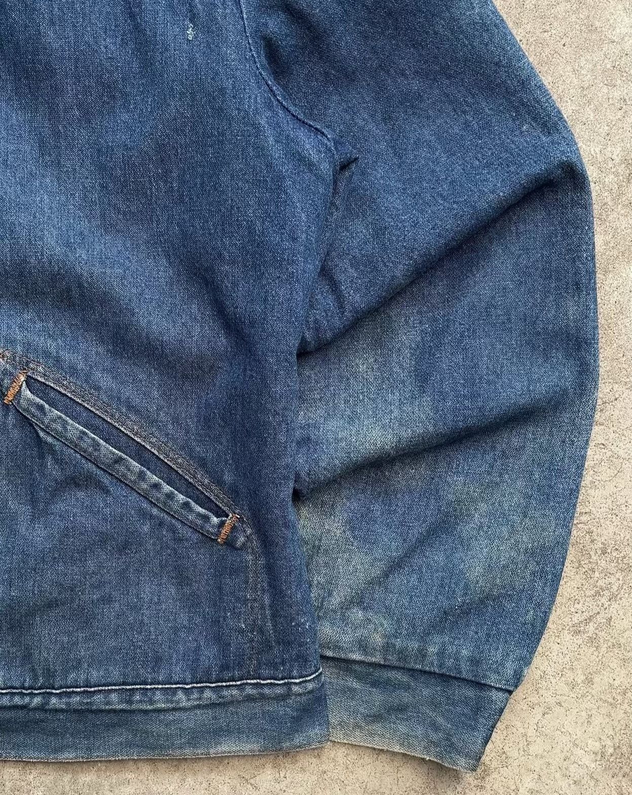 Vintage Vintage Wrangler 1980s Denim Sherpa Lined Trucker Jacket Size US M / EU 48-50 / 2 - 4 Thumbnail