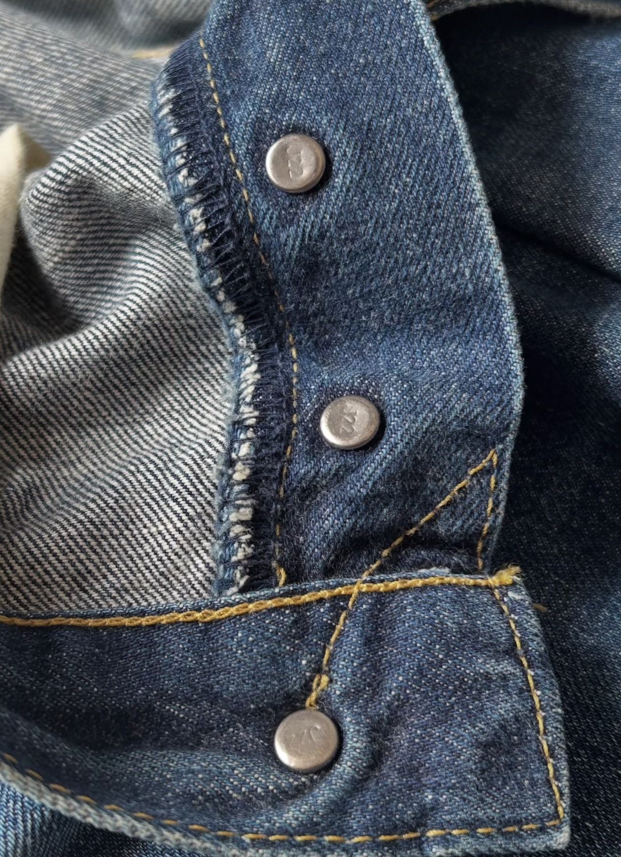 Vintage Vintage Levi's 1990s 503B Selvedge Denim Pant Size US 26 / EU 42 - 9 Thumbnail