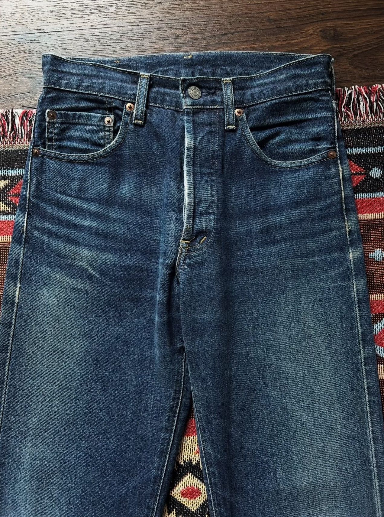 Vintage Vintage Levi's 1990s 503B Selvedge Denim Pant Size US 26 / EU 42 - 6 Thumbnail